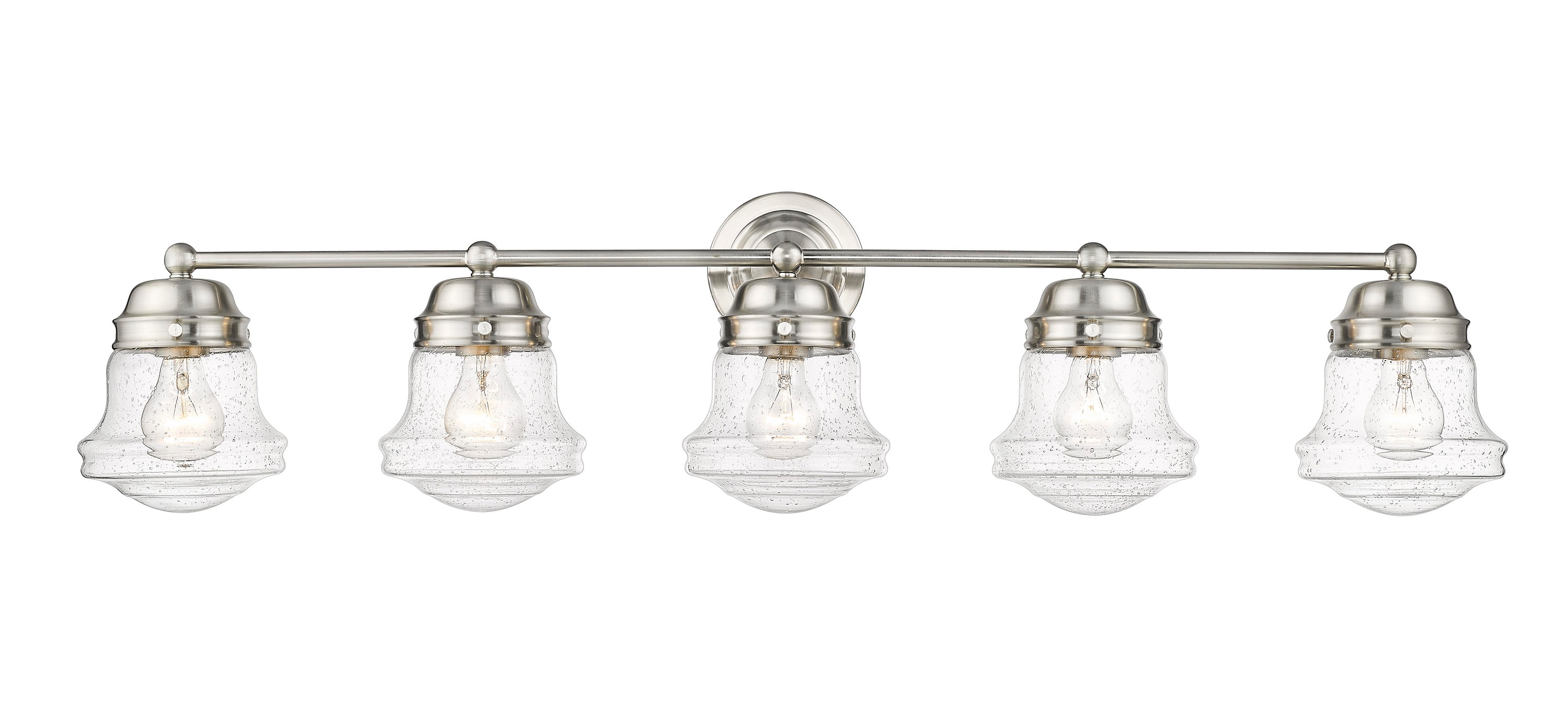 Z-Lite 736-5V-BN Vaughn 40.75-Inches 5 -Light Brushed Nickel Transitional Vanity light
