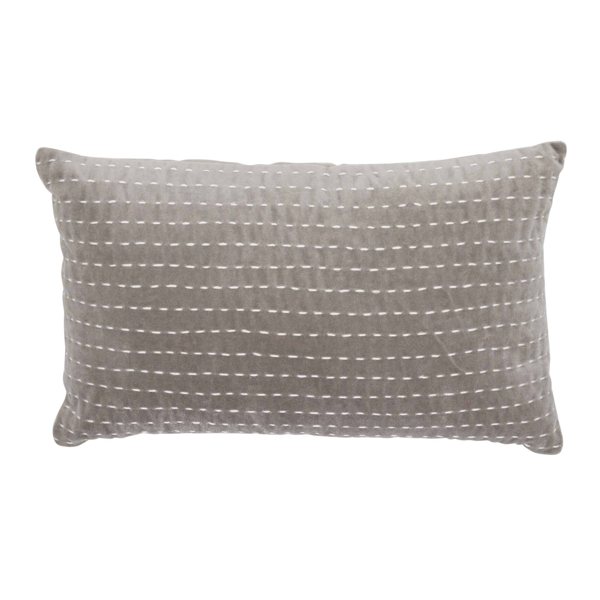 Origin 21 T-19498 12-in x 20-in Grey Rectangular Indoor Decorative Pillow