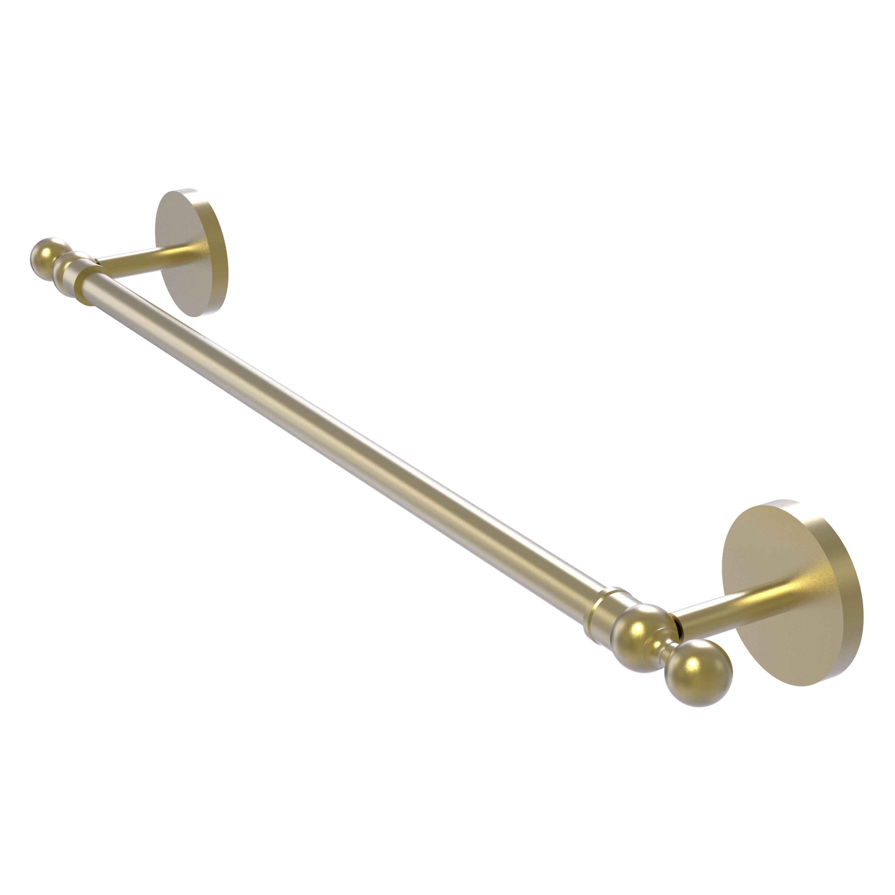 Allied Brass 1041/18-SBR Skyline 18-in Satin Brass Wall mount Single Towel Bar