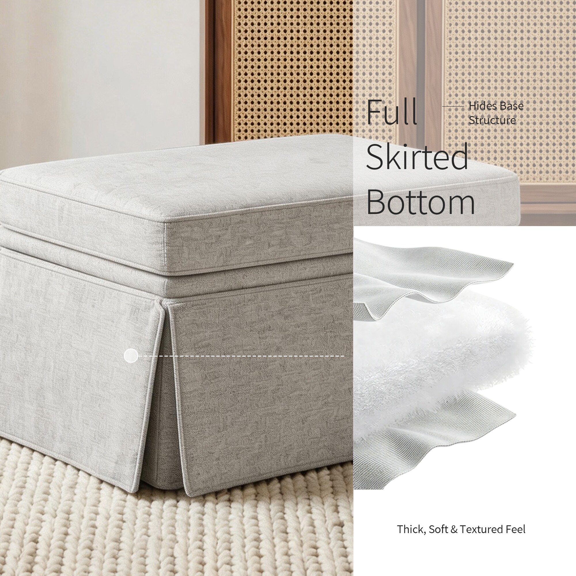 Dreamsidea LS-CH0073S-C-B-OT Indoor-Ottomans - View #4