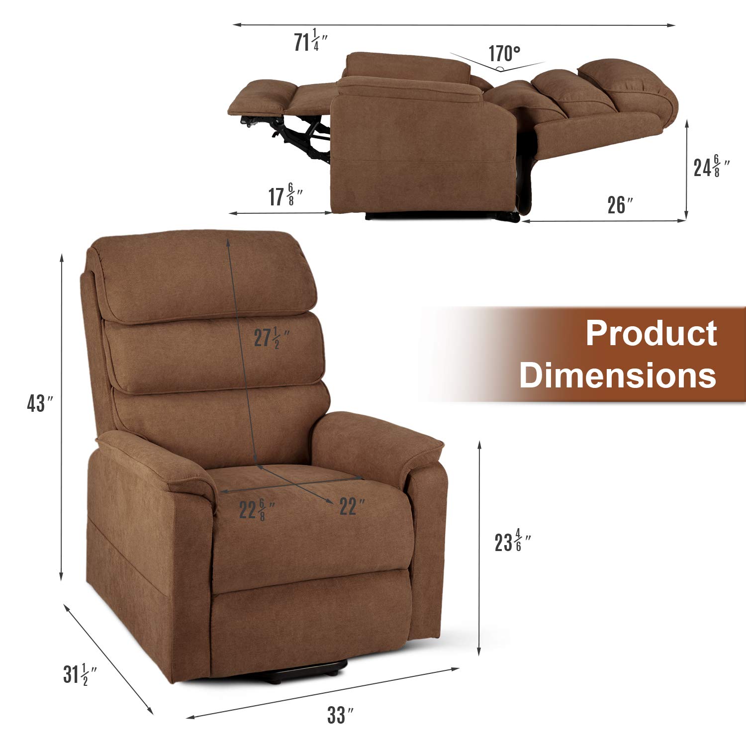 AECOJOY 13036UCO-LS01 recliners - View #2