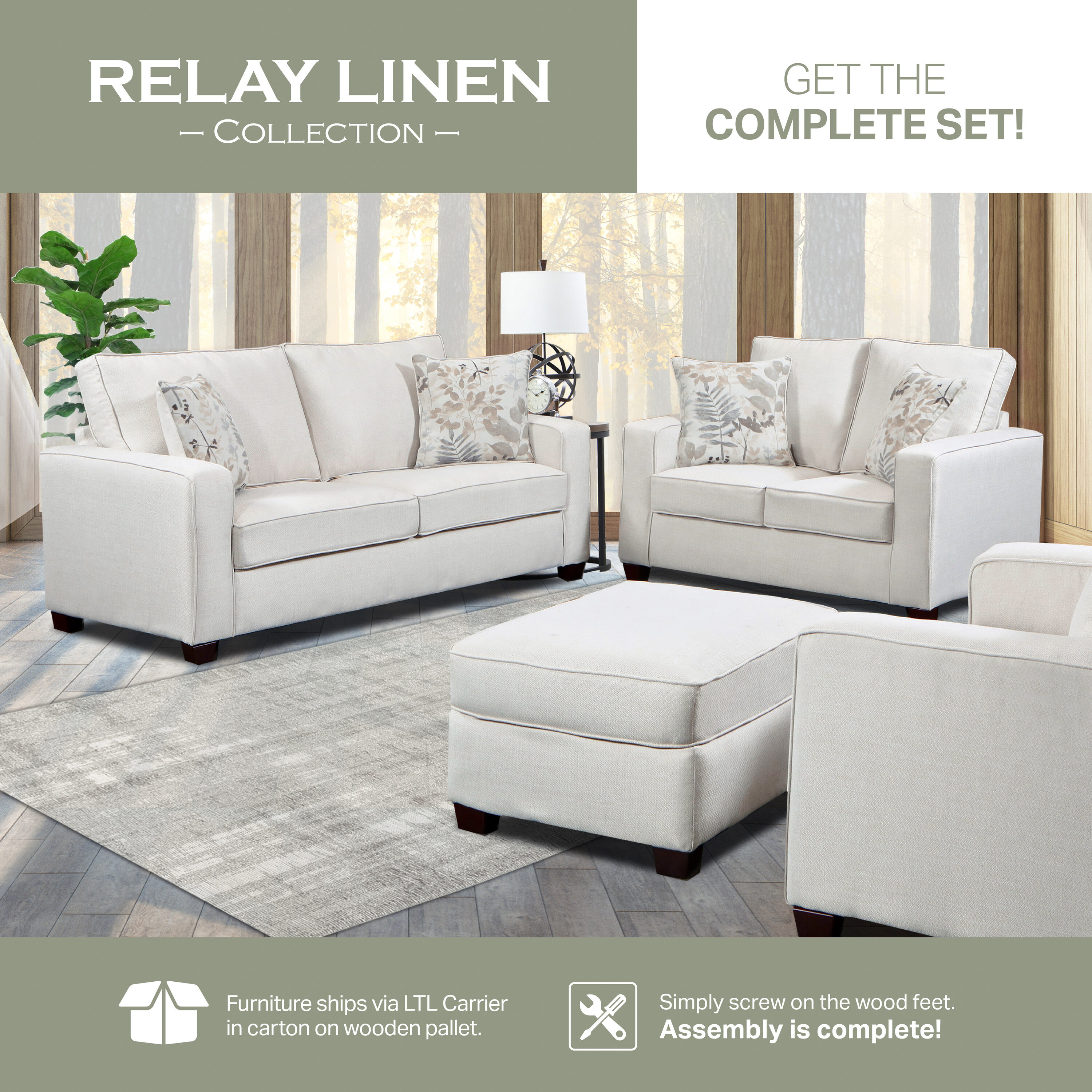American Furniture Classics 3220-21K Living-Room-Sets - View #3