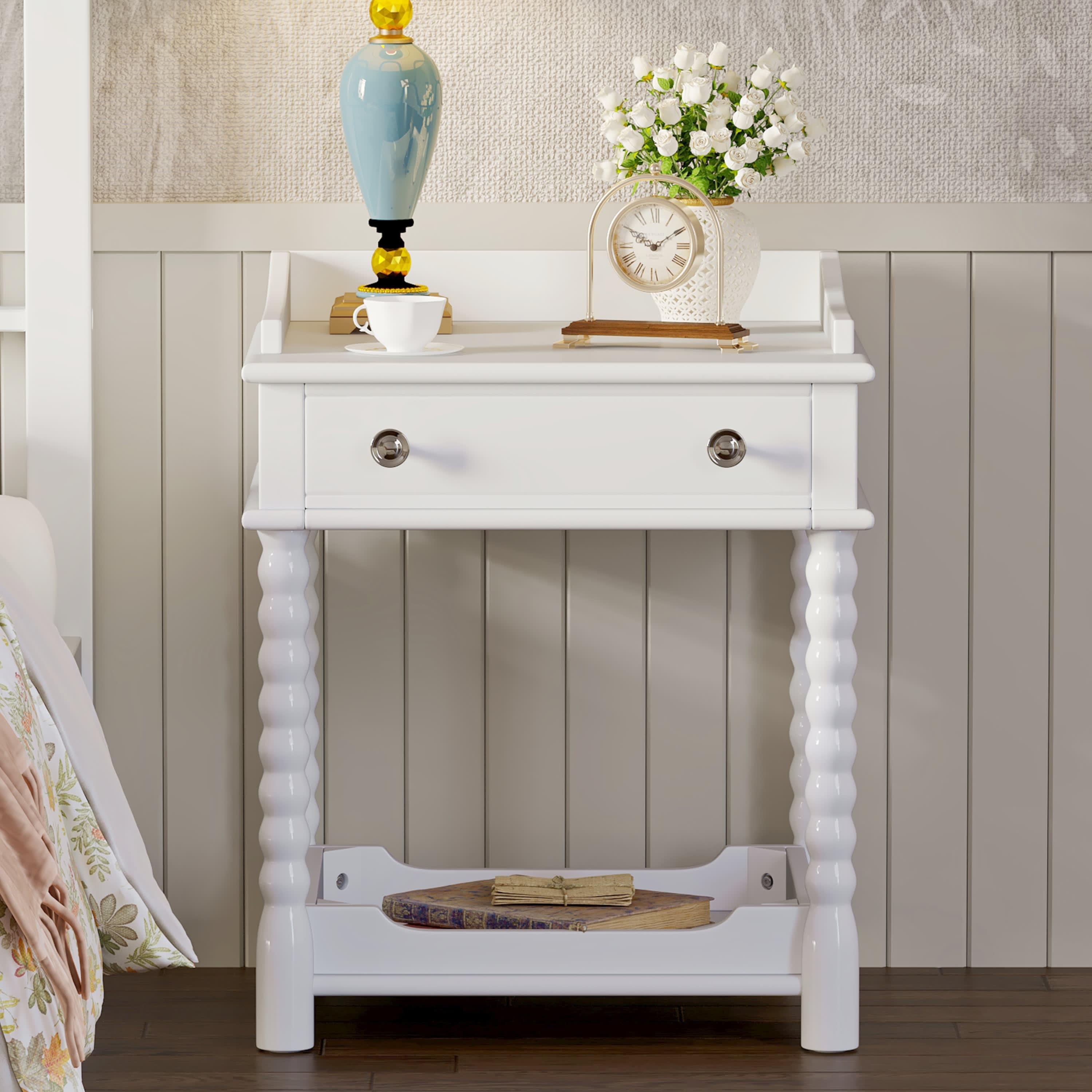 VERYKE LL-NSD012WH nightstands - View #2