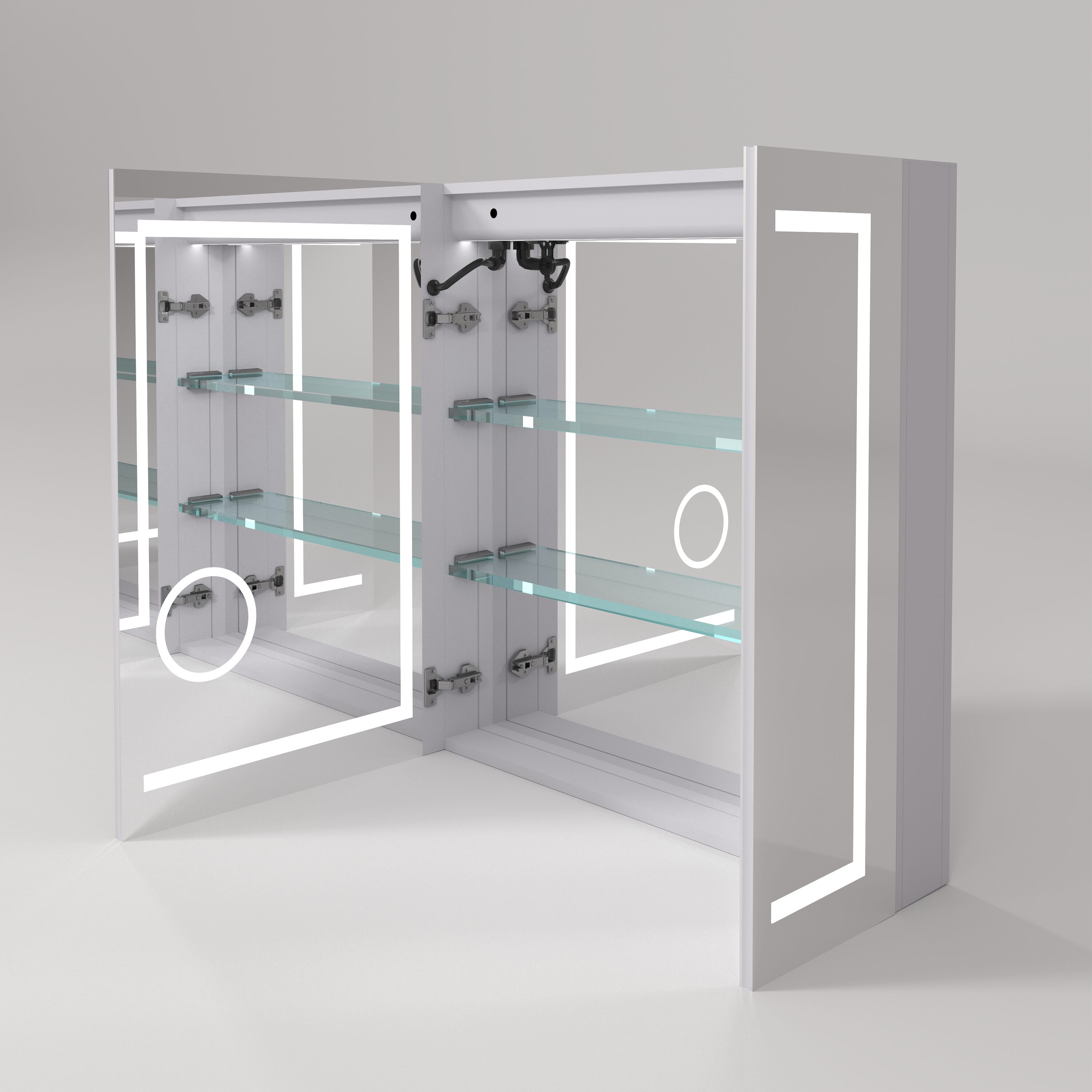 Ayna Decors AMCNE3032LEDC Bathroom-Medicine-Cabinets - View #3