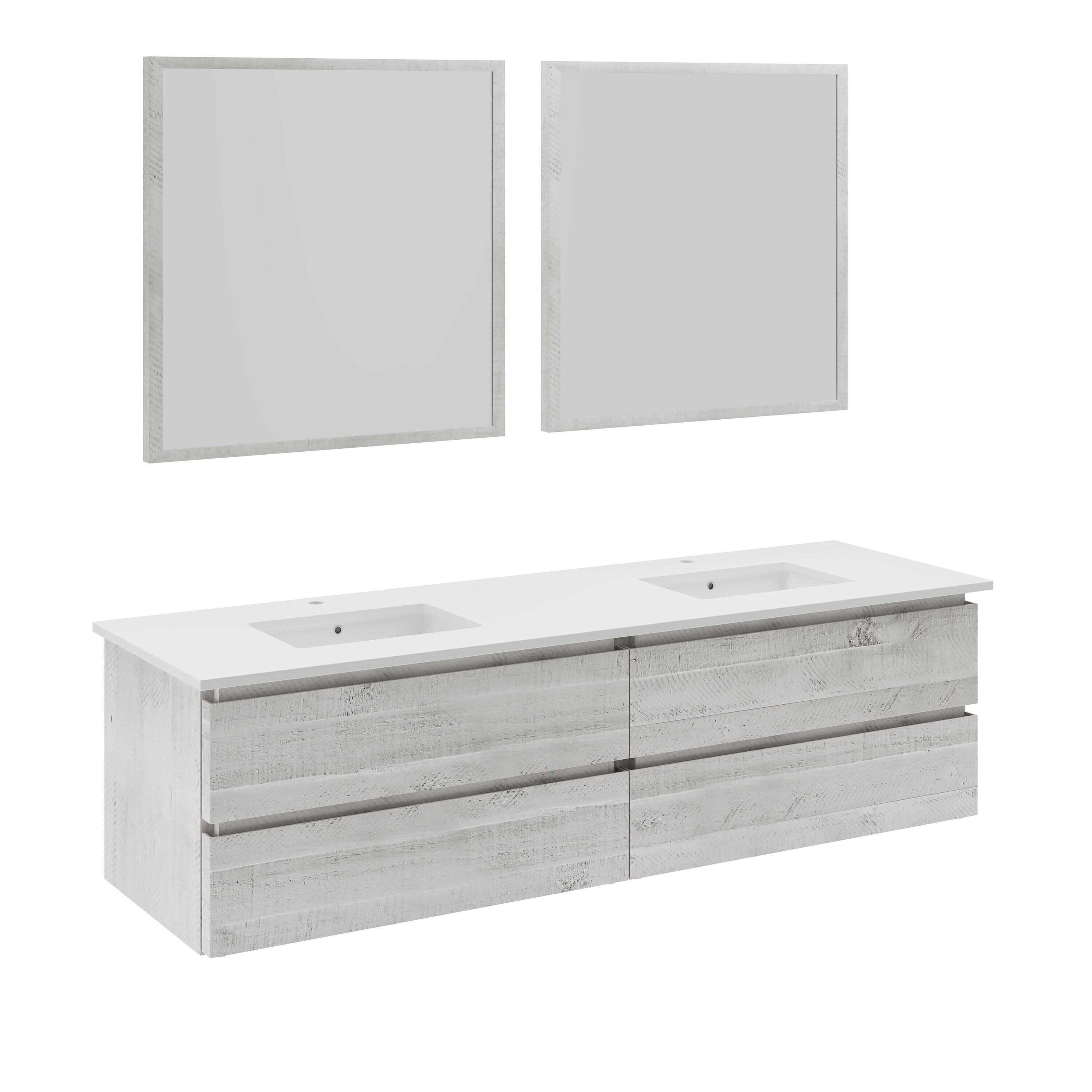 Fresca FVN31-3636RWH Bath-Vanity-Combo - View #2