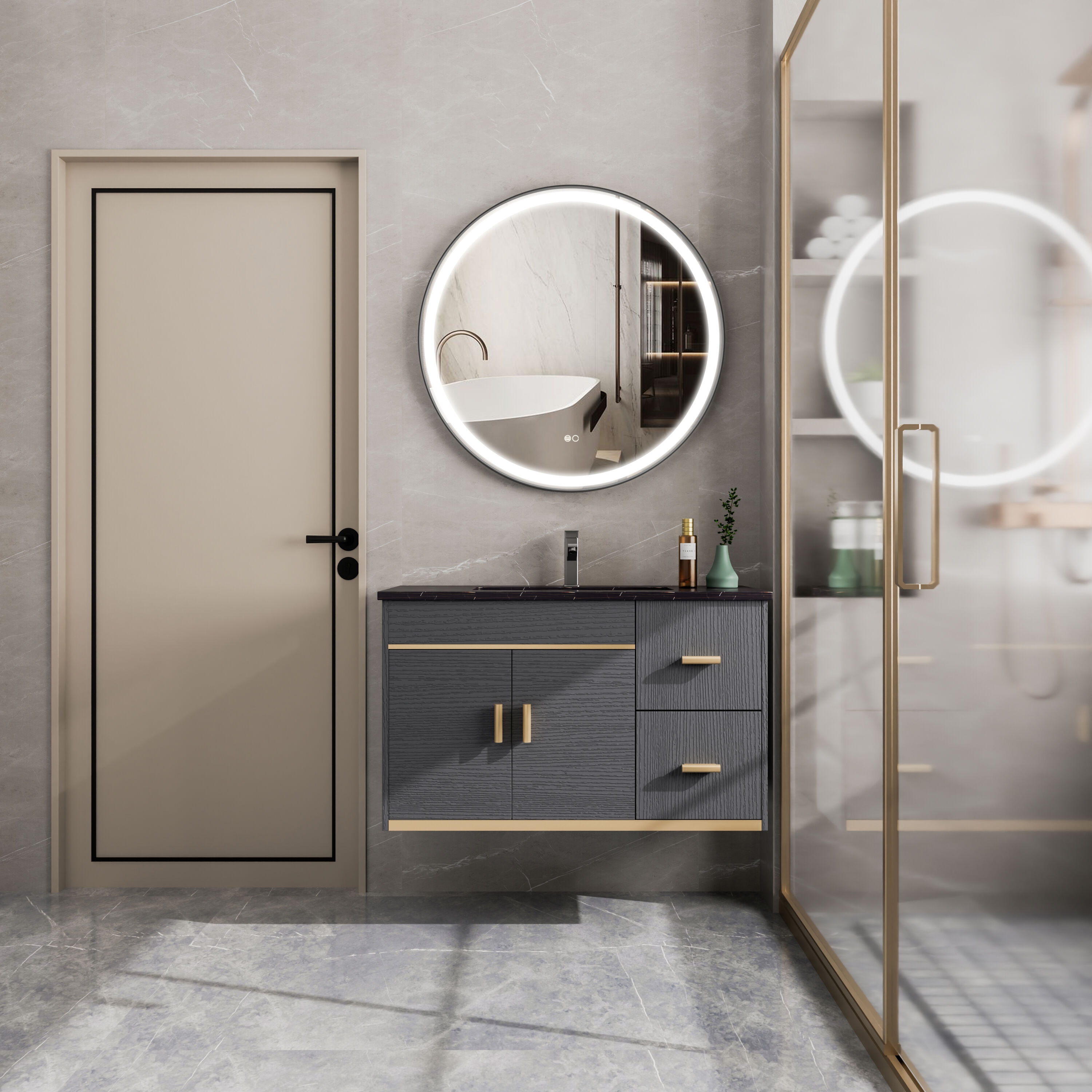 CALVON RC9-3232MB Framed-Bath-Mirrors - View #10