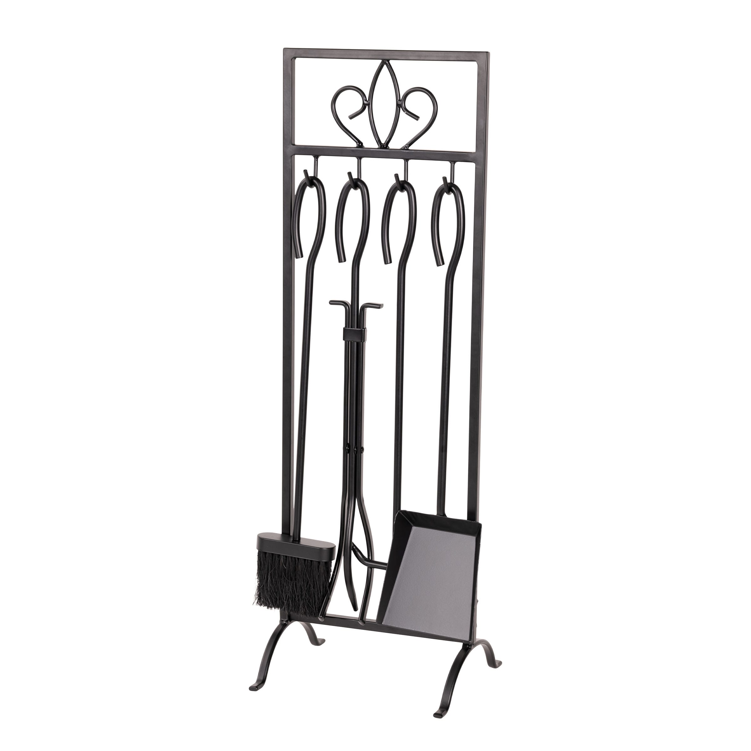 Lavish Home 80-FPTS-13 5 -Piece Iron Fireplace Tool Set