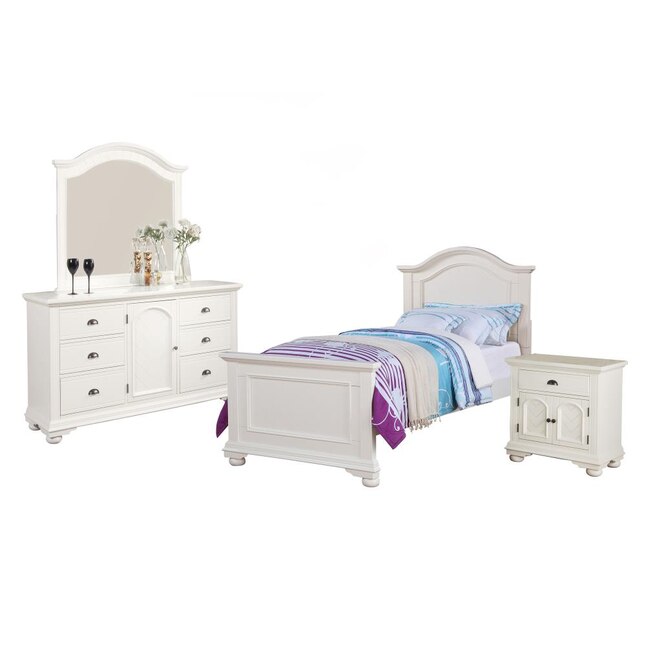 Picket House Furnishings Addison White, White Twin Bedroom Set