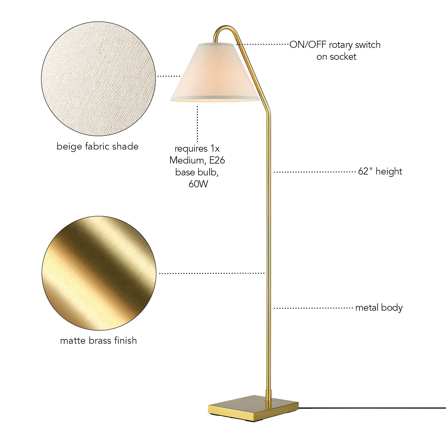 Globe Electric 91009784 floorlamps - View #7