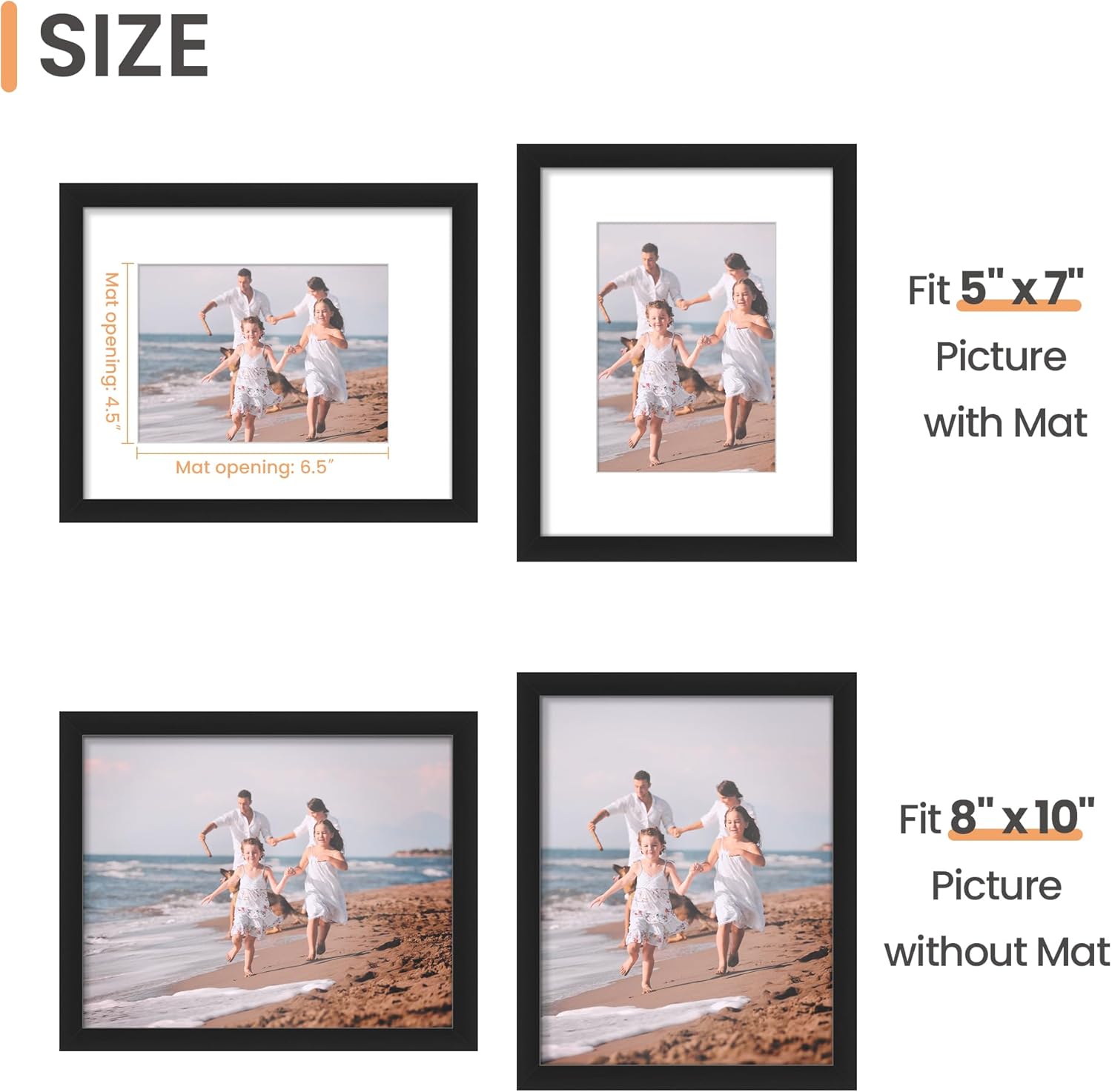 Upsimples B0B1CNJL7N Picture-Frames - View #3
