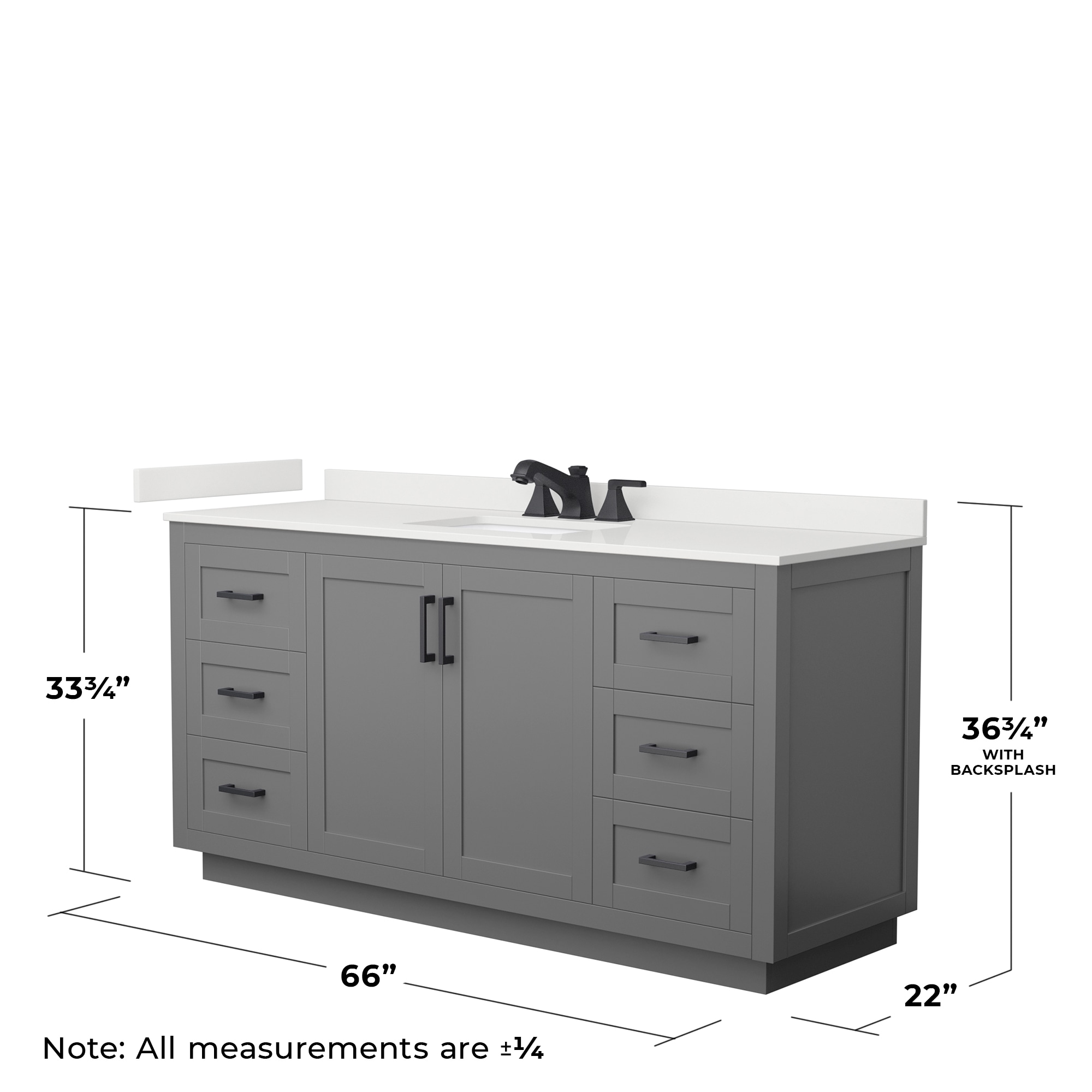 Wyndham Collection WCF292966SGBWQUS3MXX Bath-Vanity-Combo - View #5
