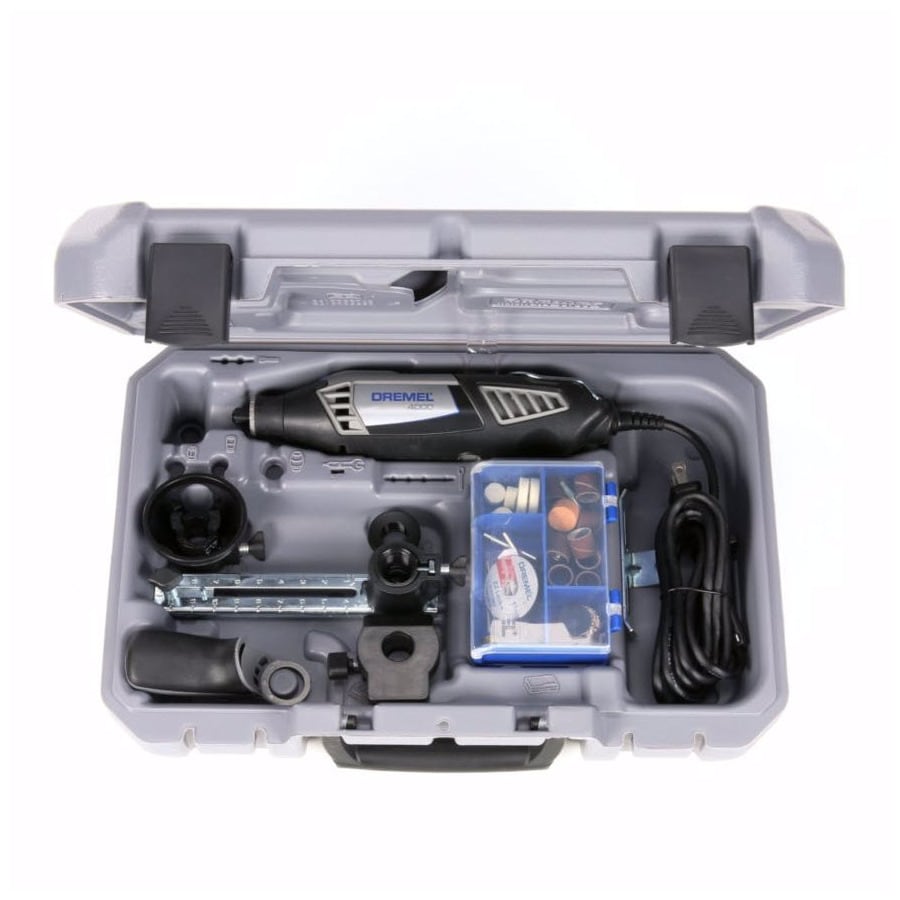 Dremel 4000 39-Piece Variable Speed Corded 1.6-Amp Multipurpose Rotary Tool with Hard Case in Rotary Tools department at Lowes.com