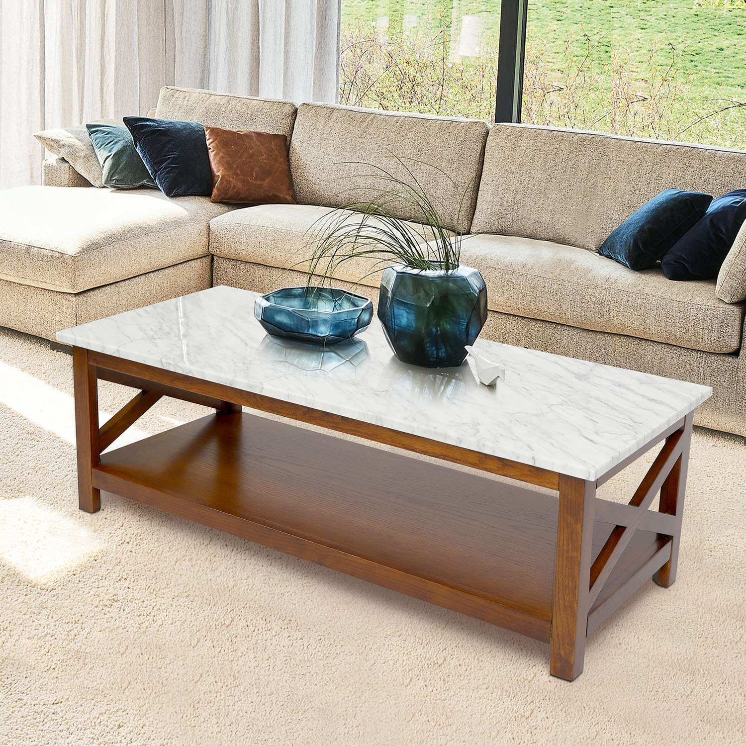 The Bianco Collection TBC-4060-PT1837-WHT Coffee-Tables - View #7