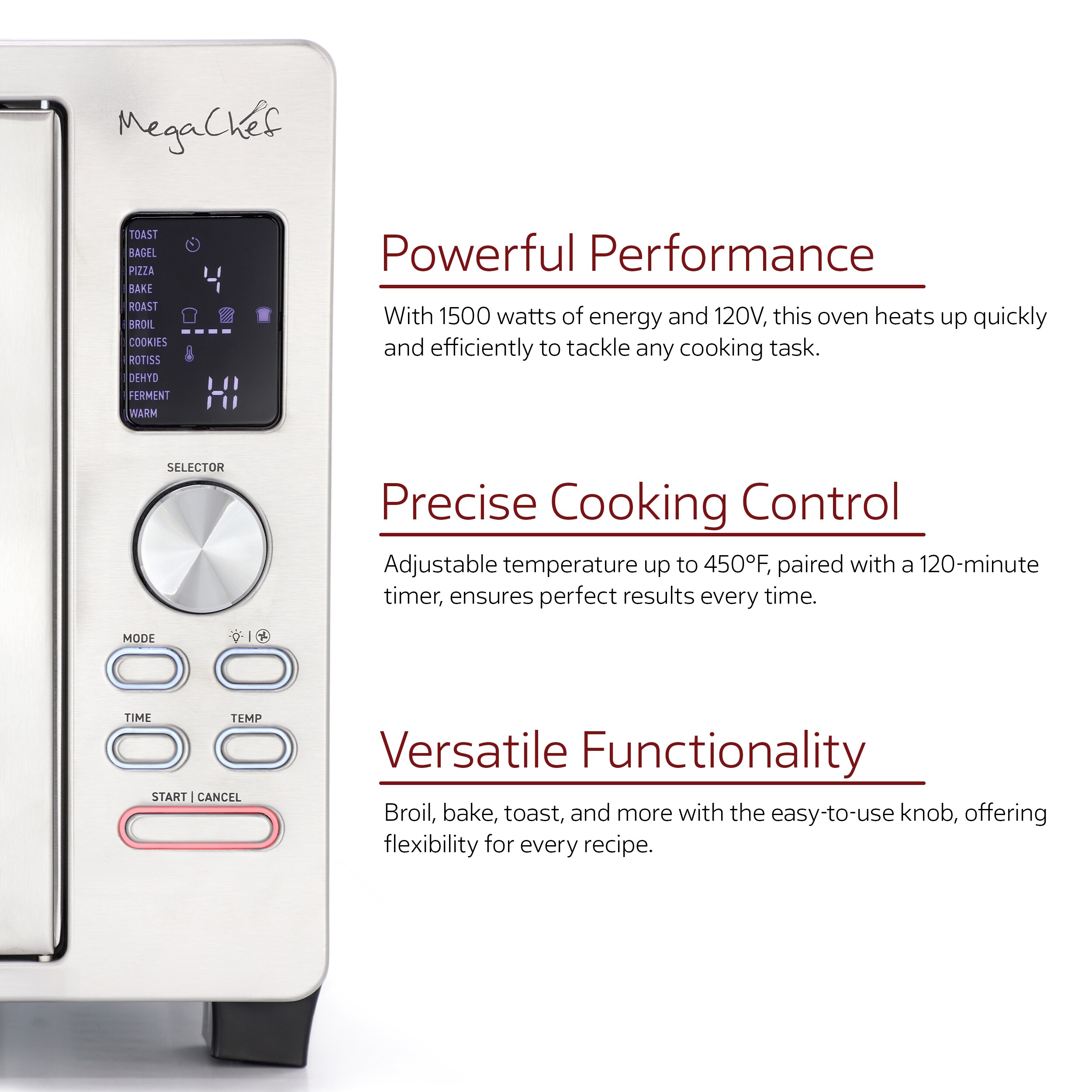 MegaChef 962122560M Countertop-Toaster-Ovens - View #6