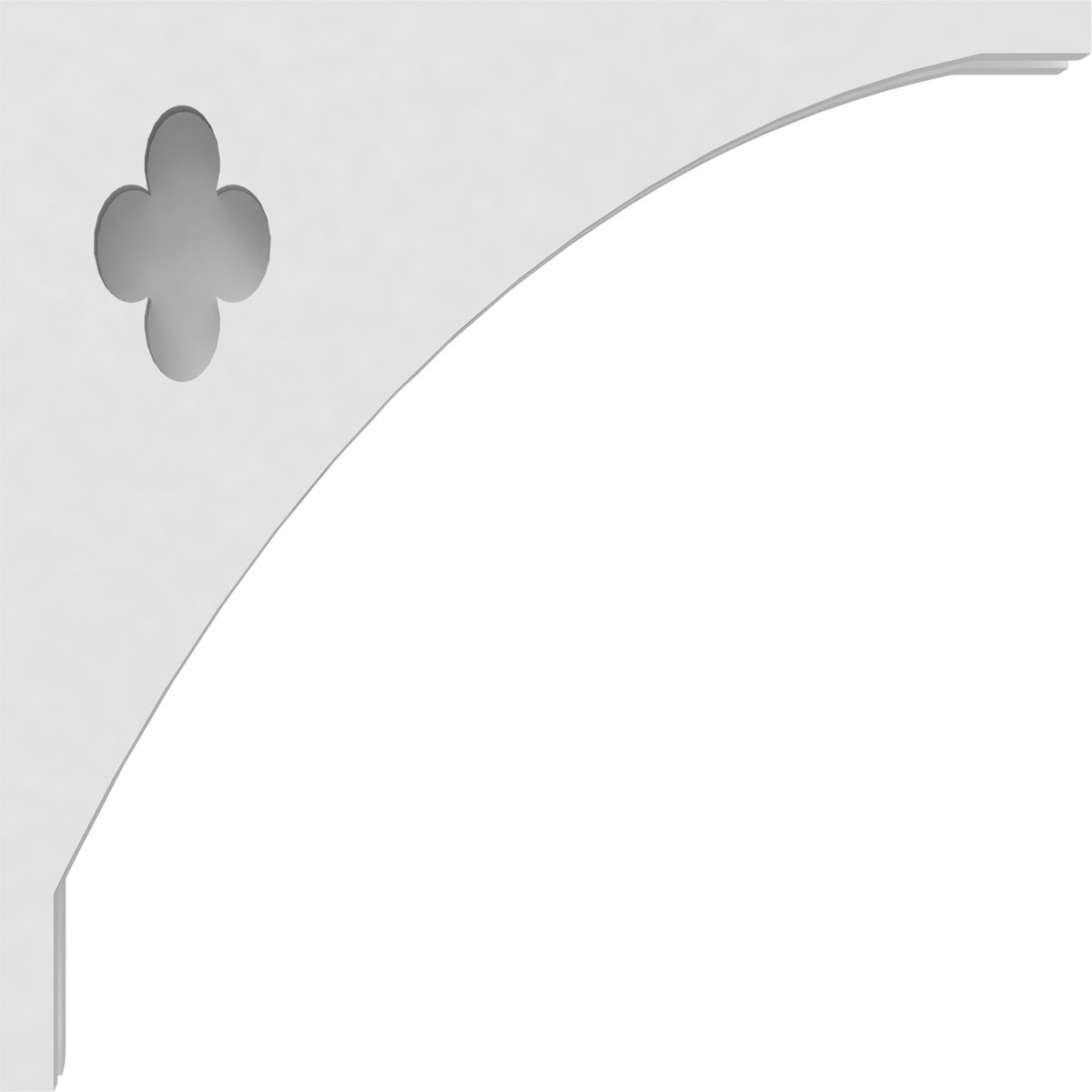 Ekena Millwork CORP01X08X08TU corbels - View #3