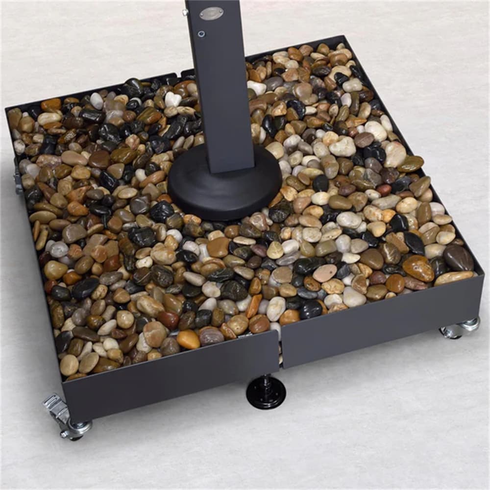 PURPLE LEAF LS04BSWK-500 Patio Umbrella Base Black Patio Umbrella Base