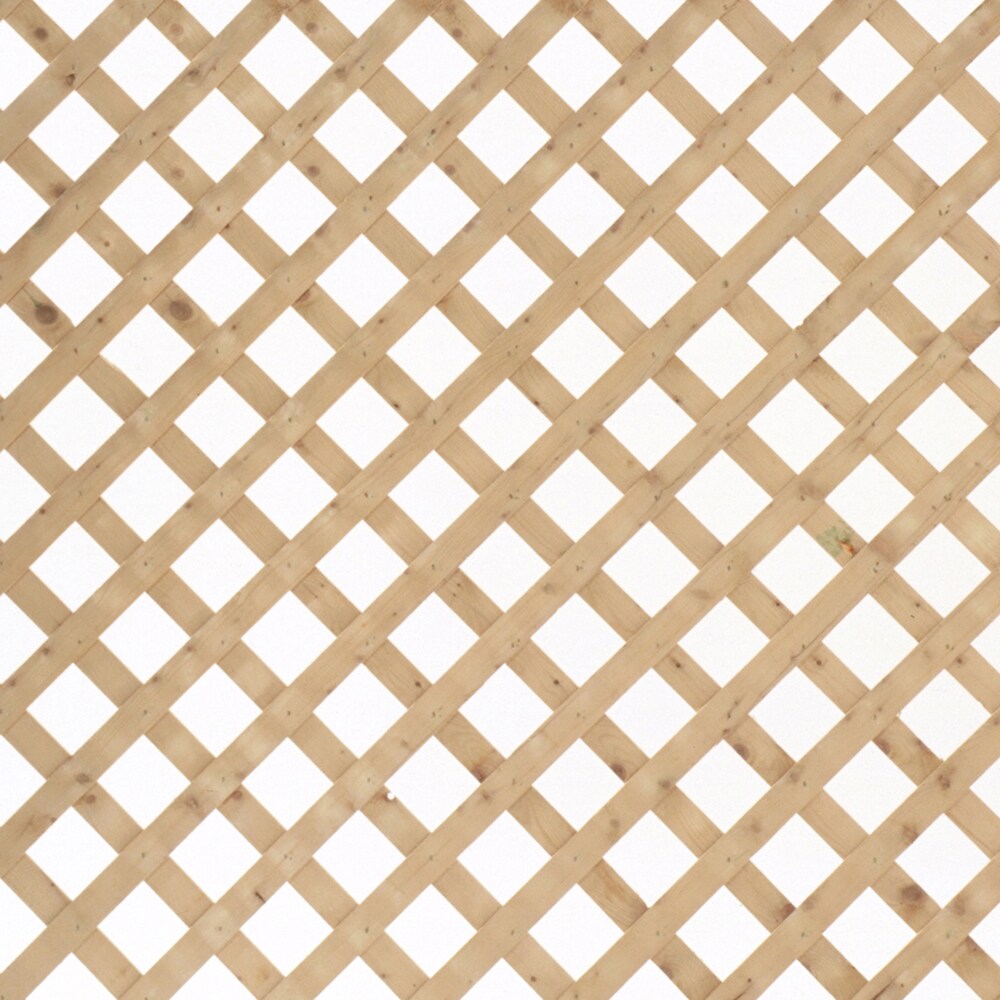 Severe Weather 1/2-in x 24-in x 8-ft Natural Pressure Treated Spruce Wood Traditional Lattice