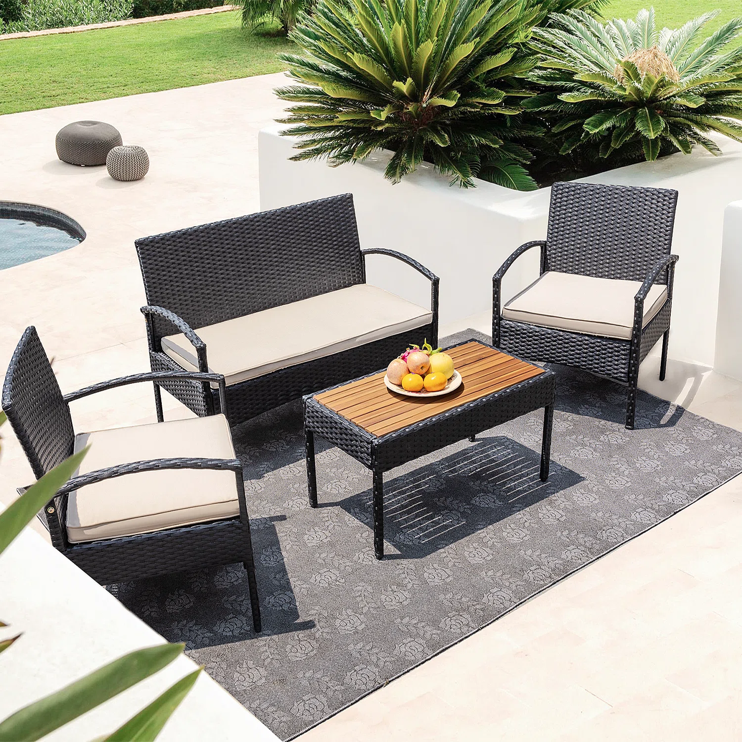 Vineego LS-TBWBG Patio-Conversation-Sets - View #2