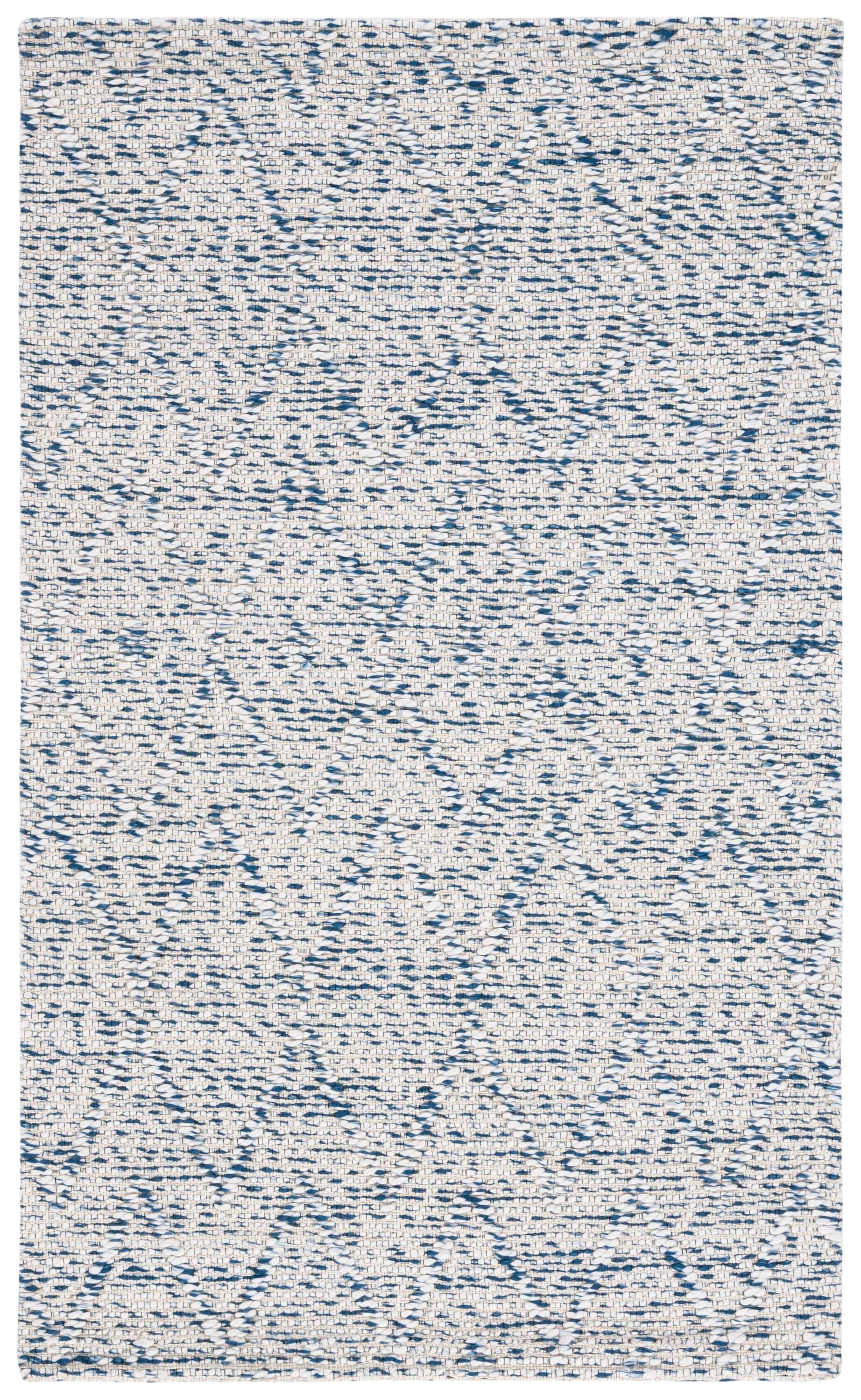 Marbella 302M Blue Ivory 3 x 5 Rectangular Area rug