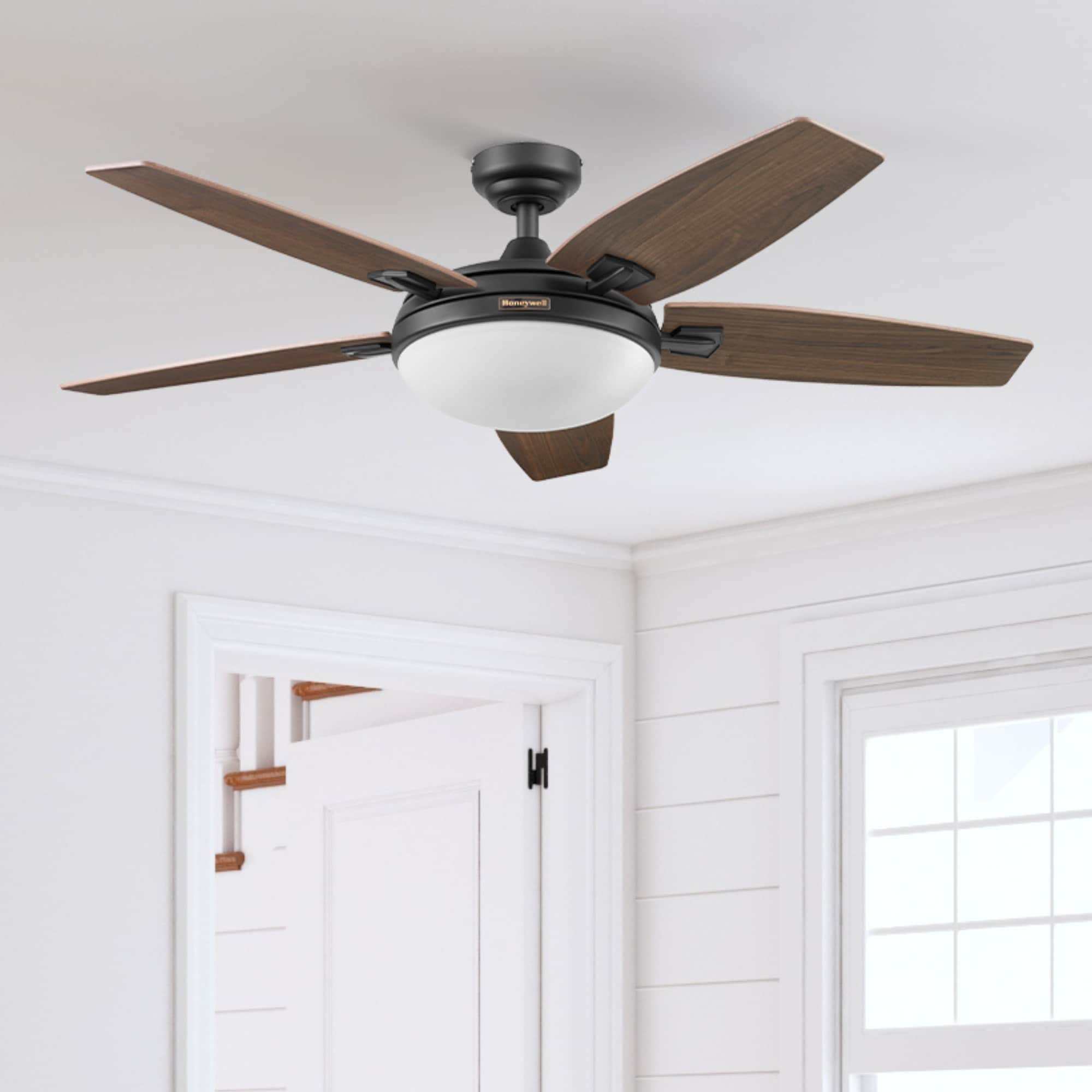 Honeywell Carmel 48-in Oil-Rubbed Bronze with Cimarron/Ironwood Blades ...