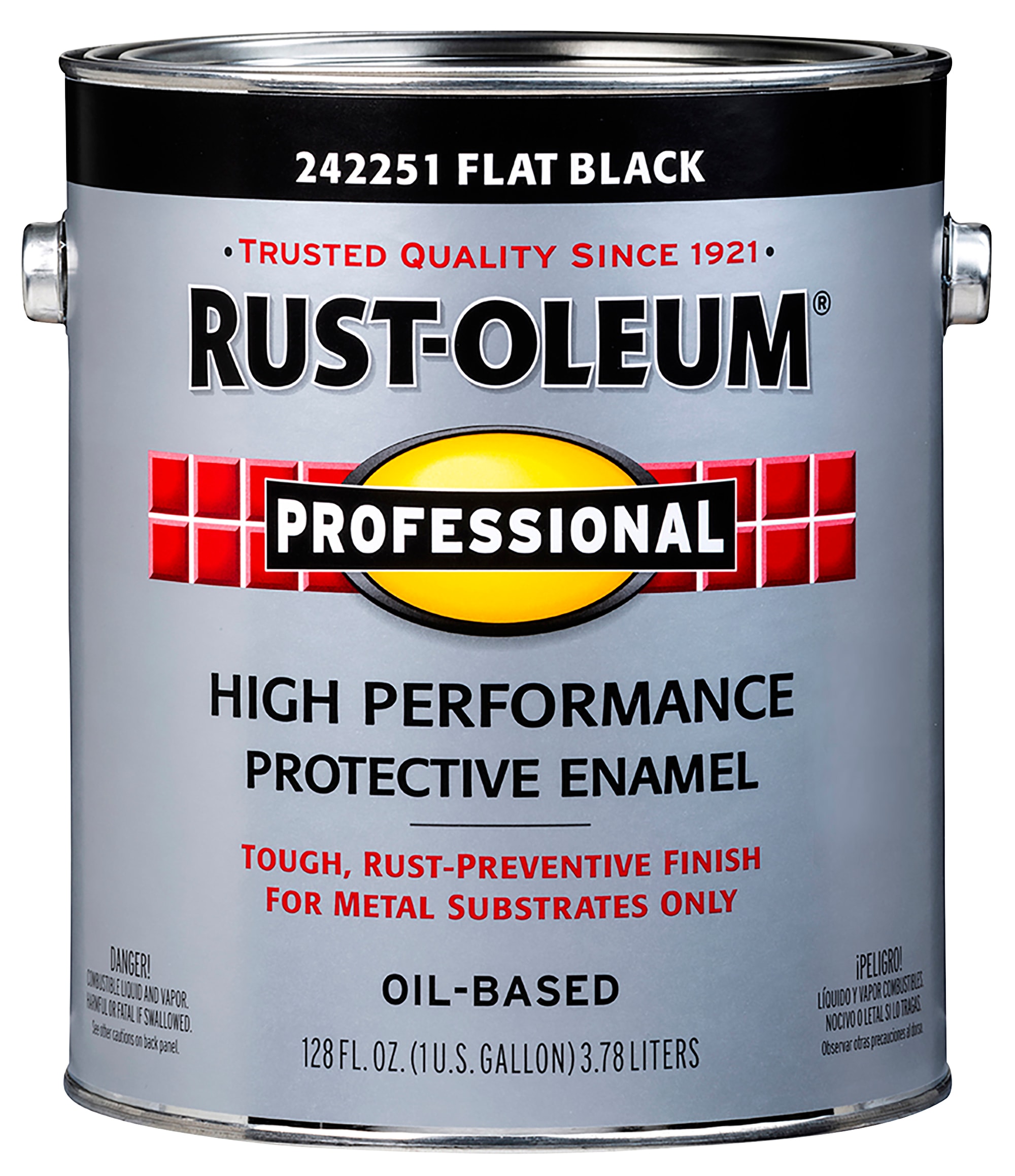 Rust-Oleum Professional Flat Black Interior/Exterior Oil-based ...