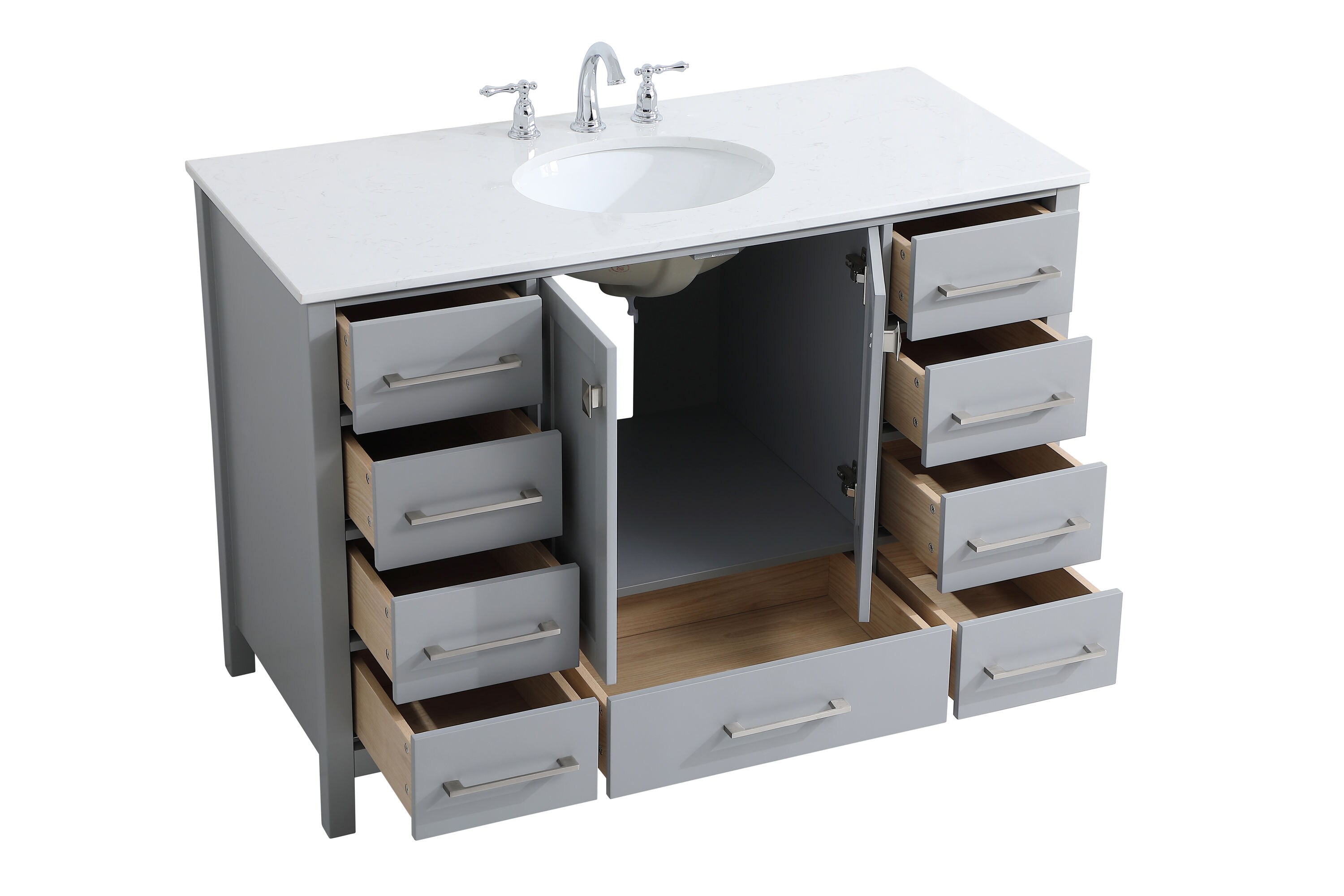 Elegant Decor FI56448GR Bath-Vanity-Combo - View #5