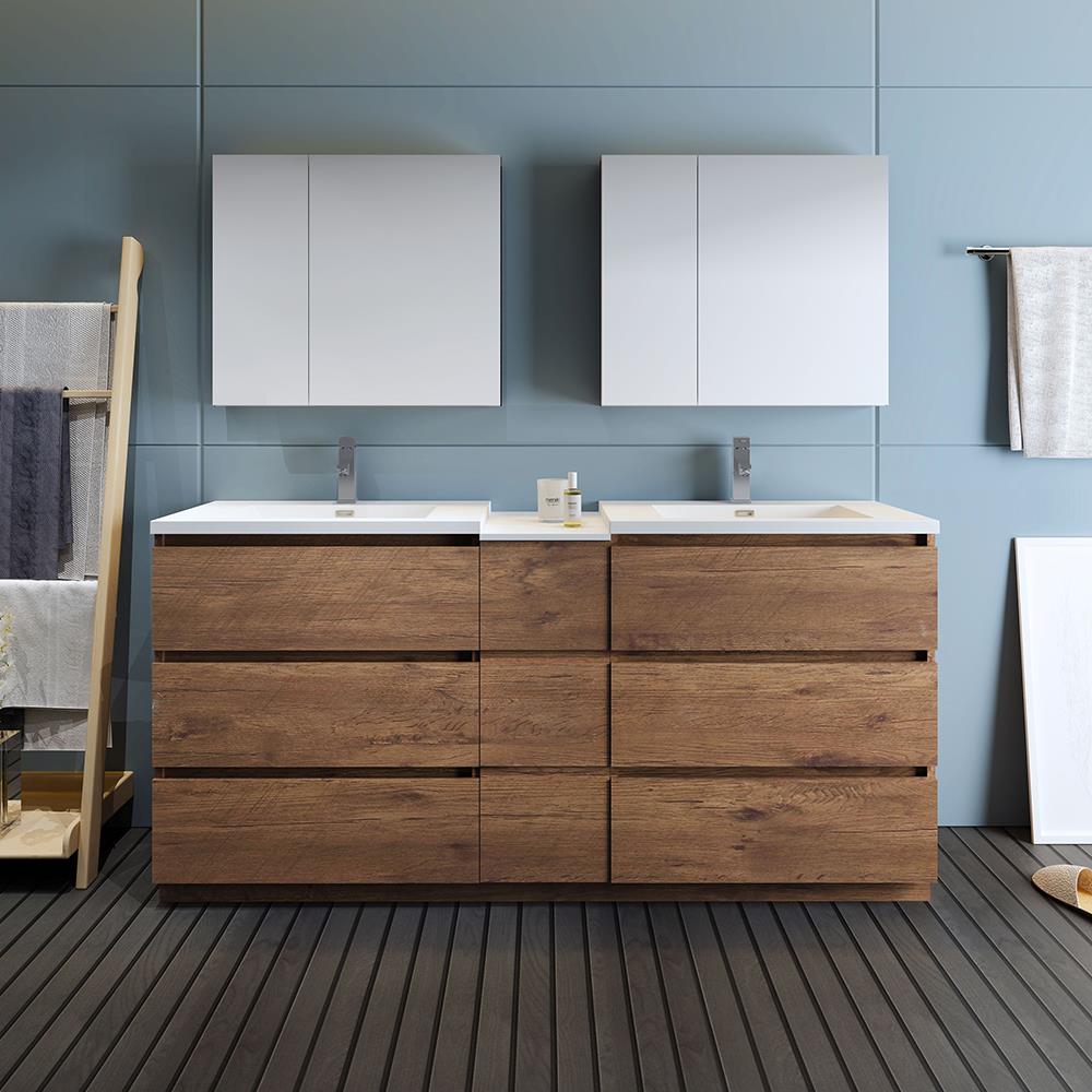 Fresca FVN93-301230RW-D Bath-Vanity-Combo - View #2