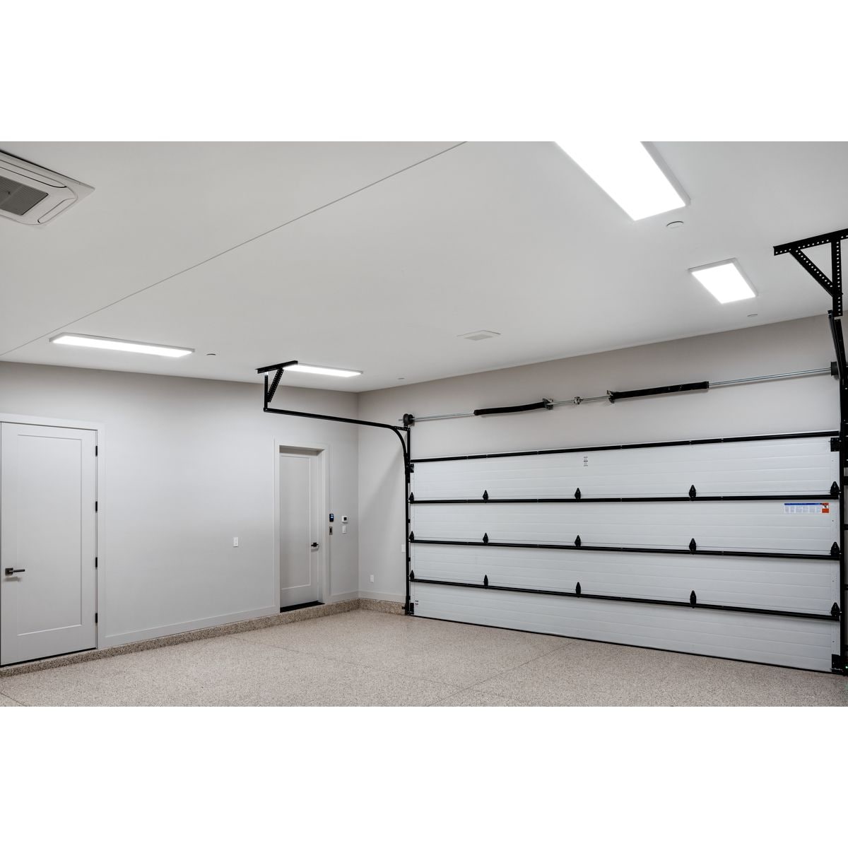 Everlume 48" Satin White LED Linear Bathroom Panel Light