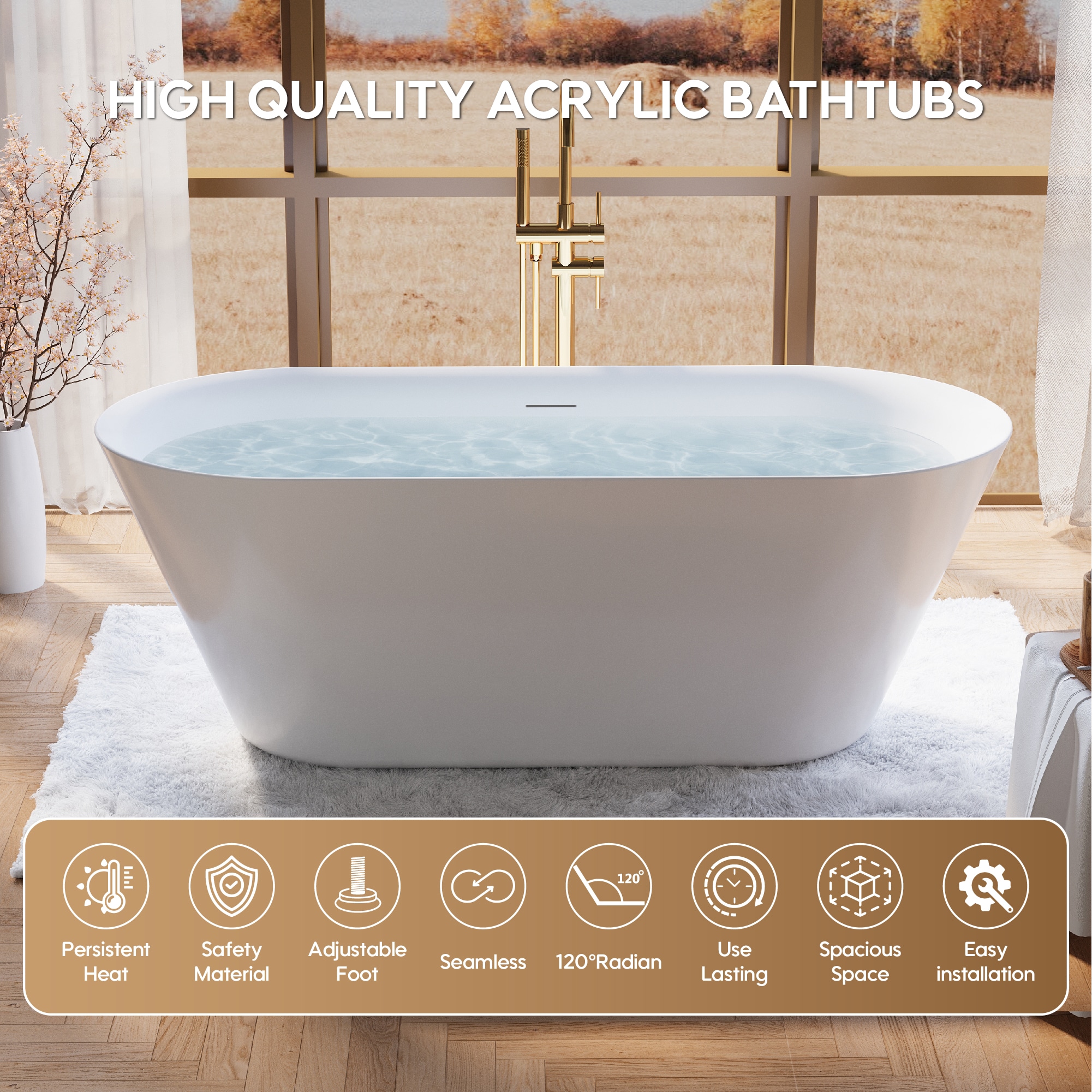 WELLFOR BCB1932GMG -WF bathtubs - View #5
