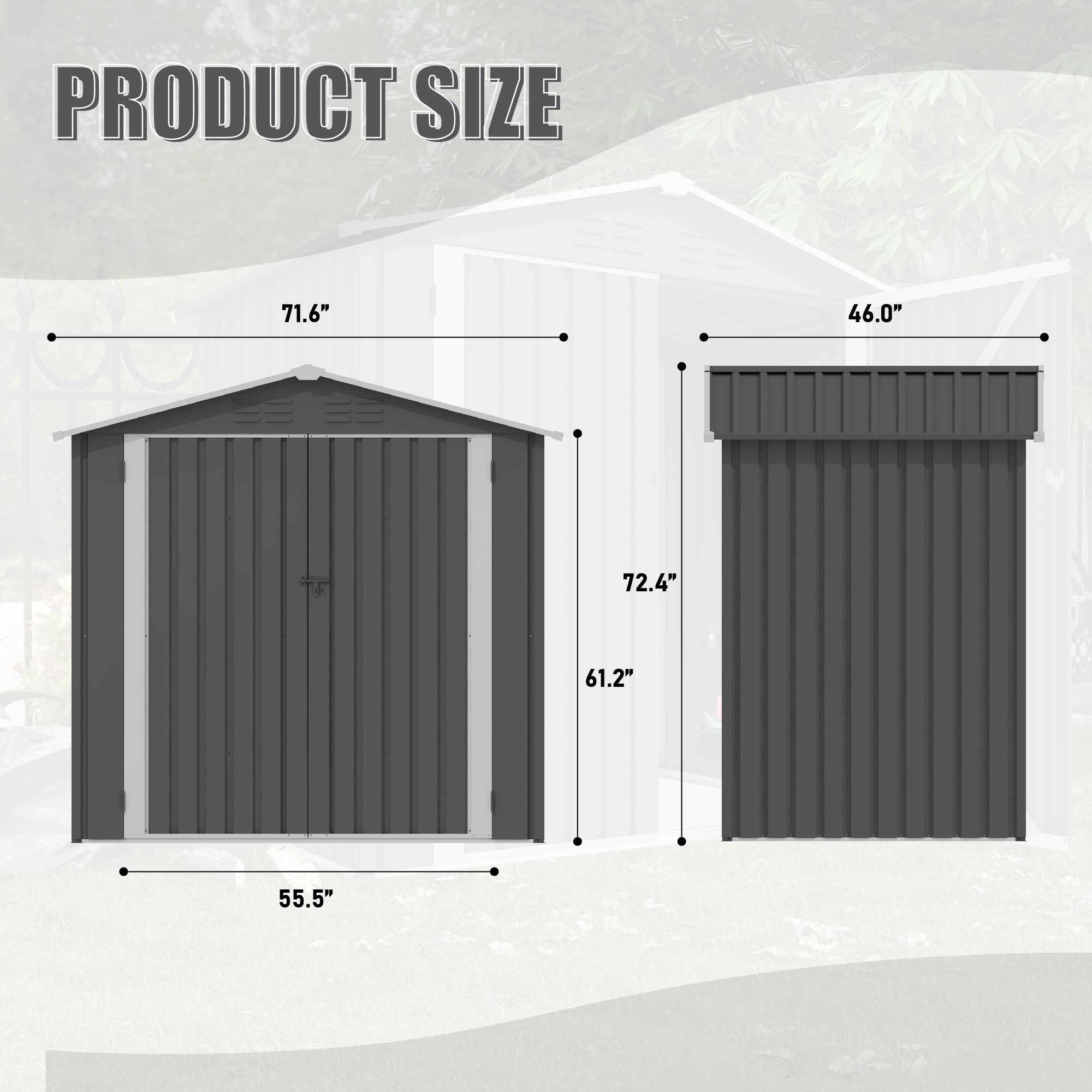 Mondawe MD-W291105898 Metal-Storage-Buildings-Sheds - View #7