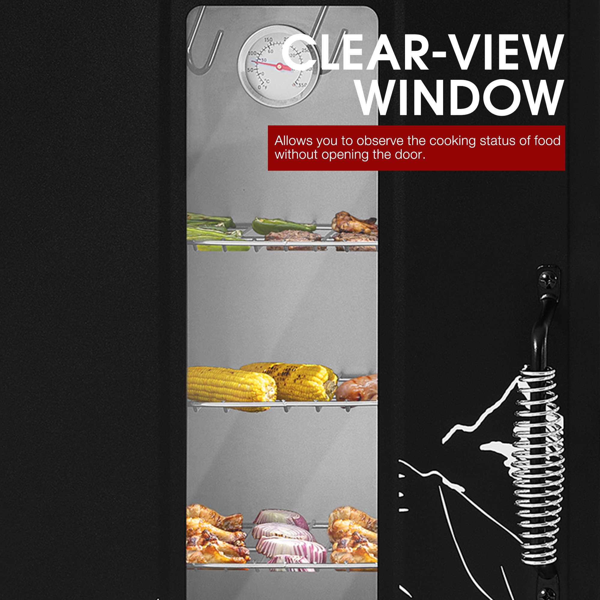 Royal Gourmet SE2806 Electric-Vertical-Smokers - View #4