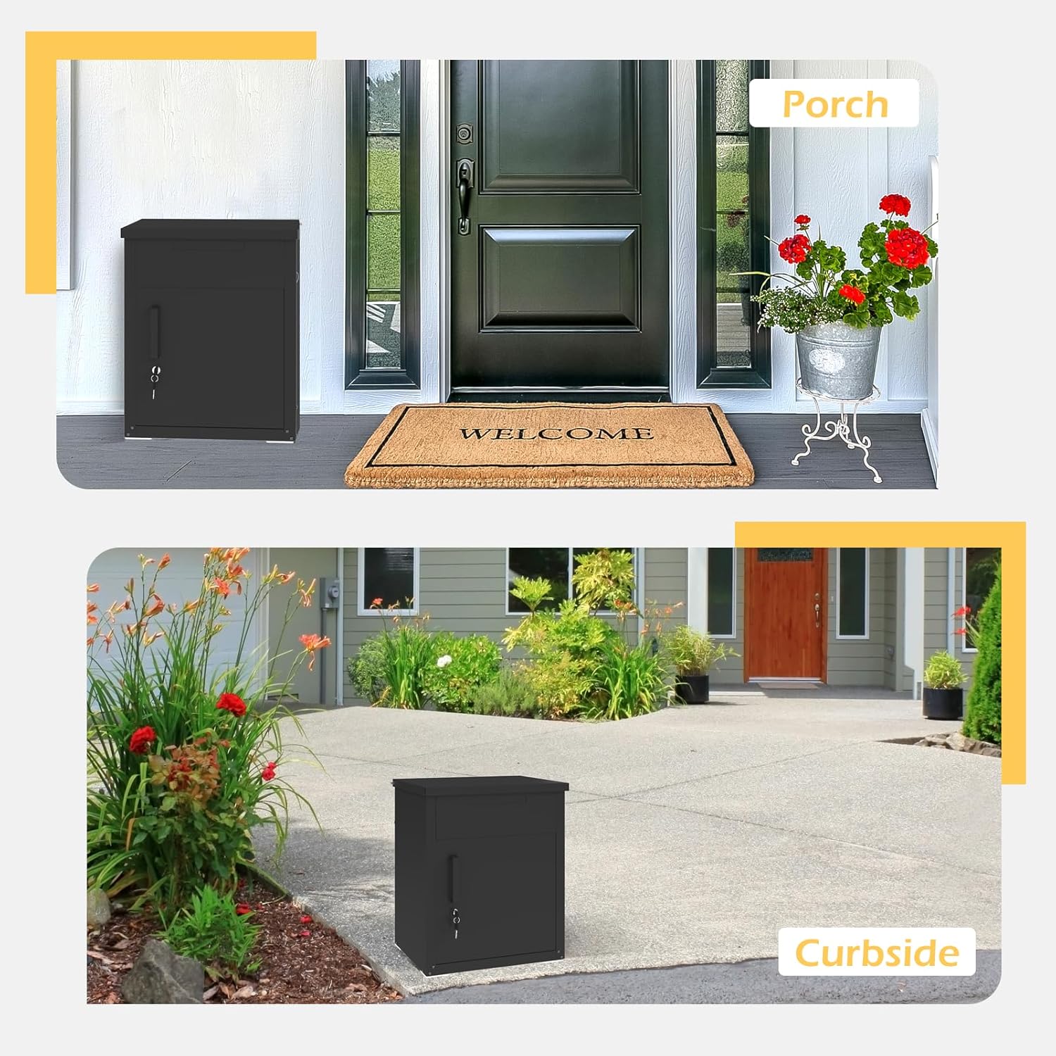 AECOJOY 16538BK-LS02 mailboxes - View #2