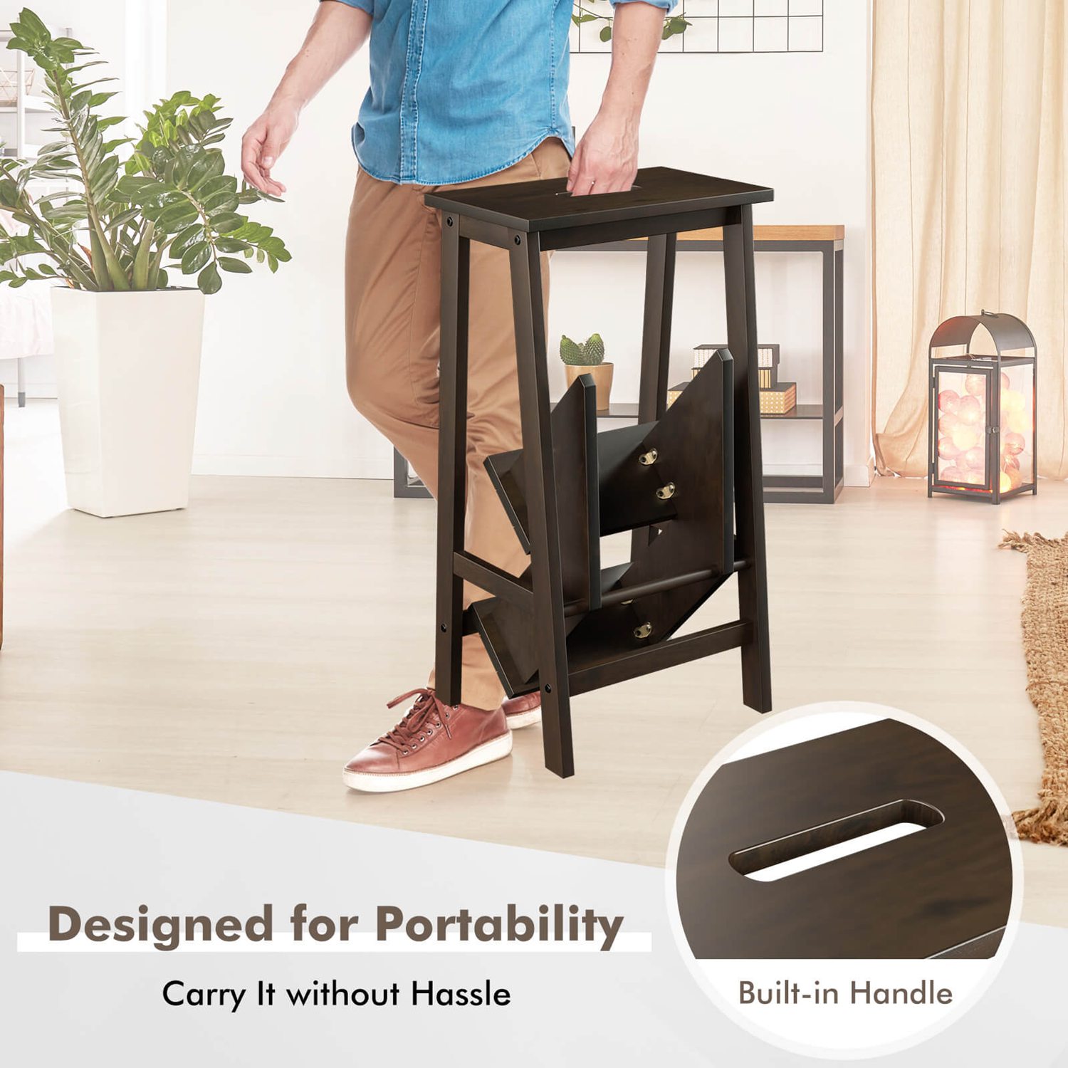 Costway CSHY000269 Step-Ladders - View #8