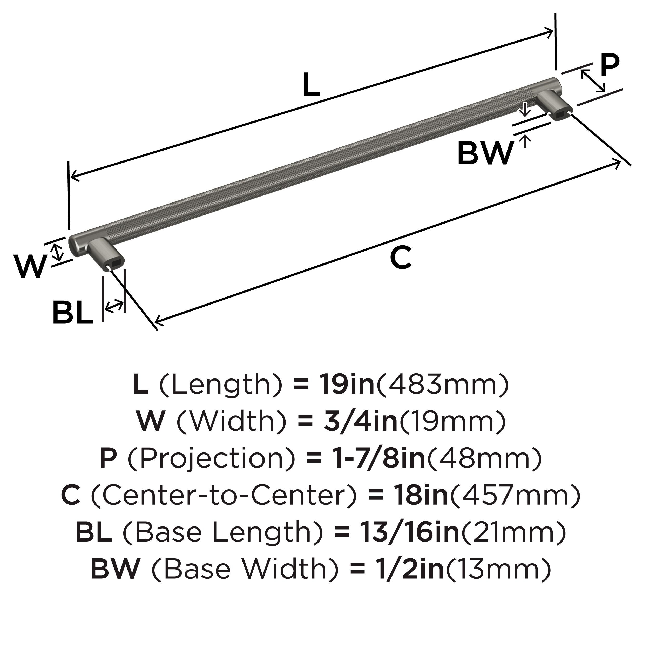 Amerock BP54071GM Cabinet-Pulls - View #5