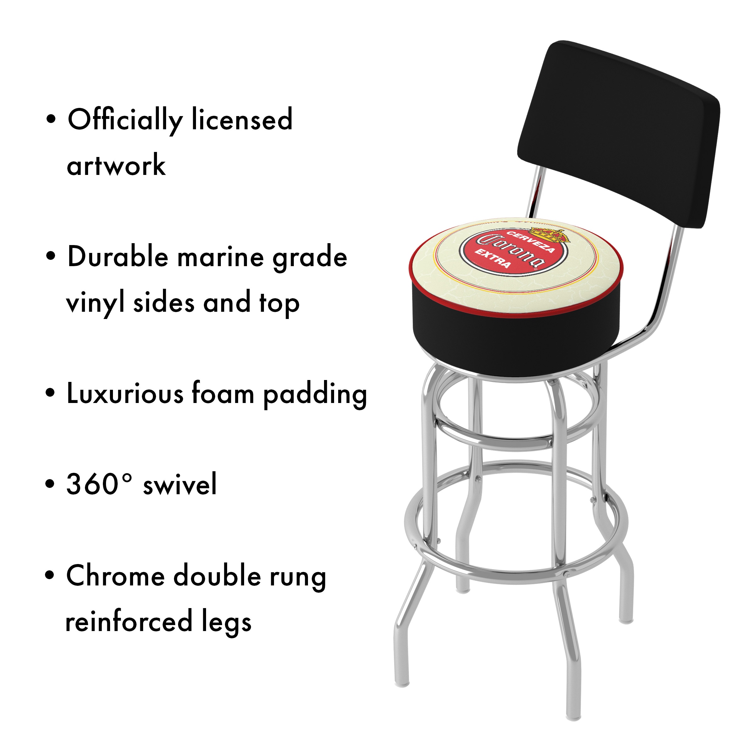 Trademark Gameroom CRN1100-VTG stools - View #3