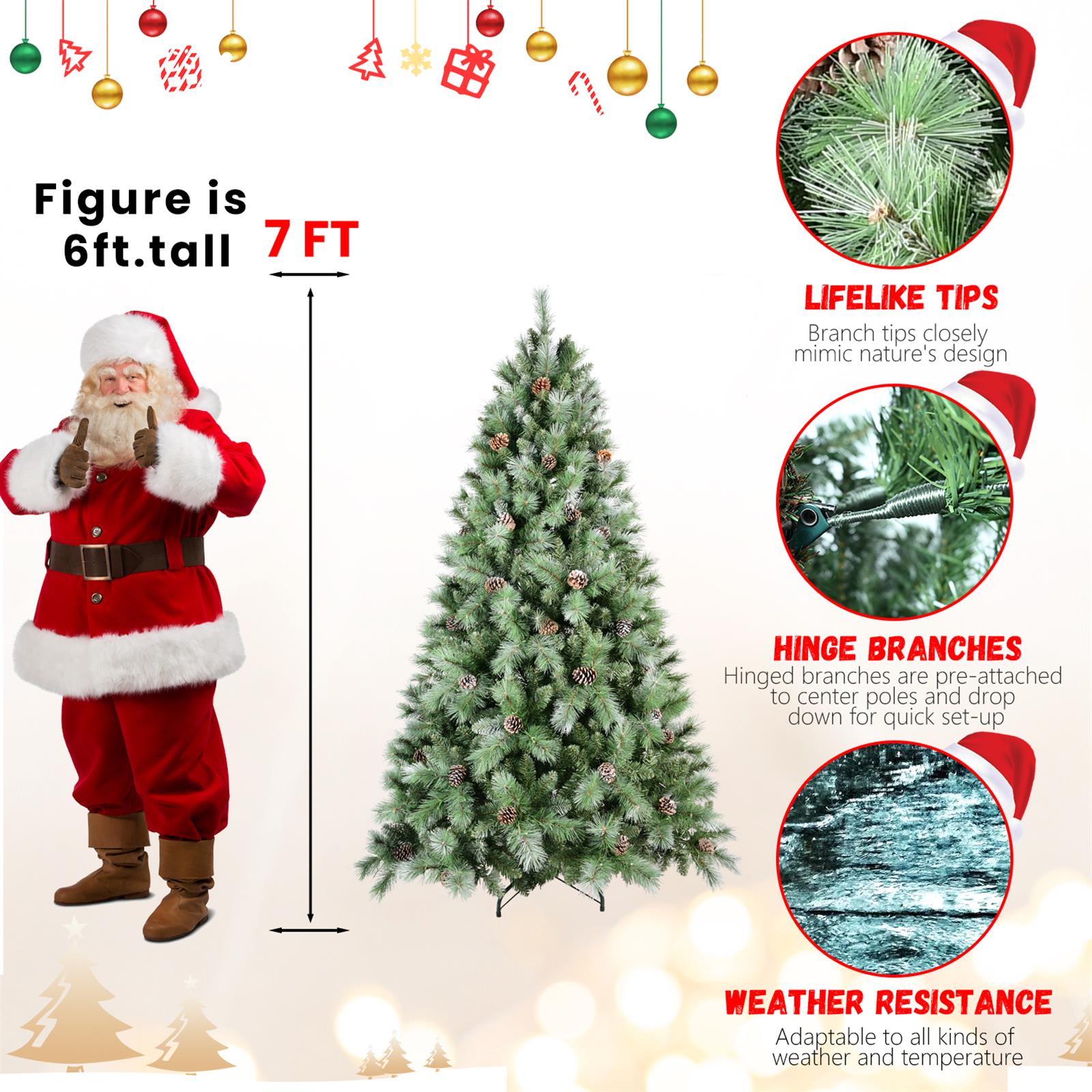 Choco Moon 4763910573298 Artificial-Christmas-Trees - View #6