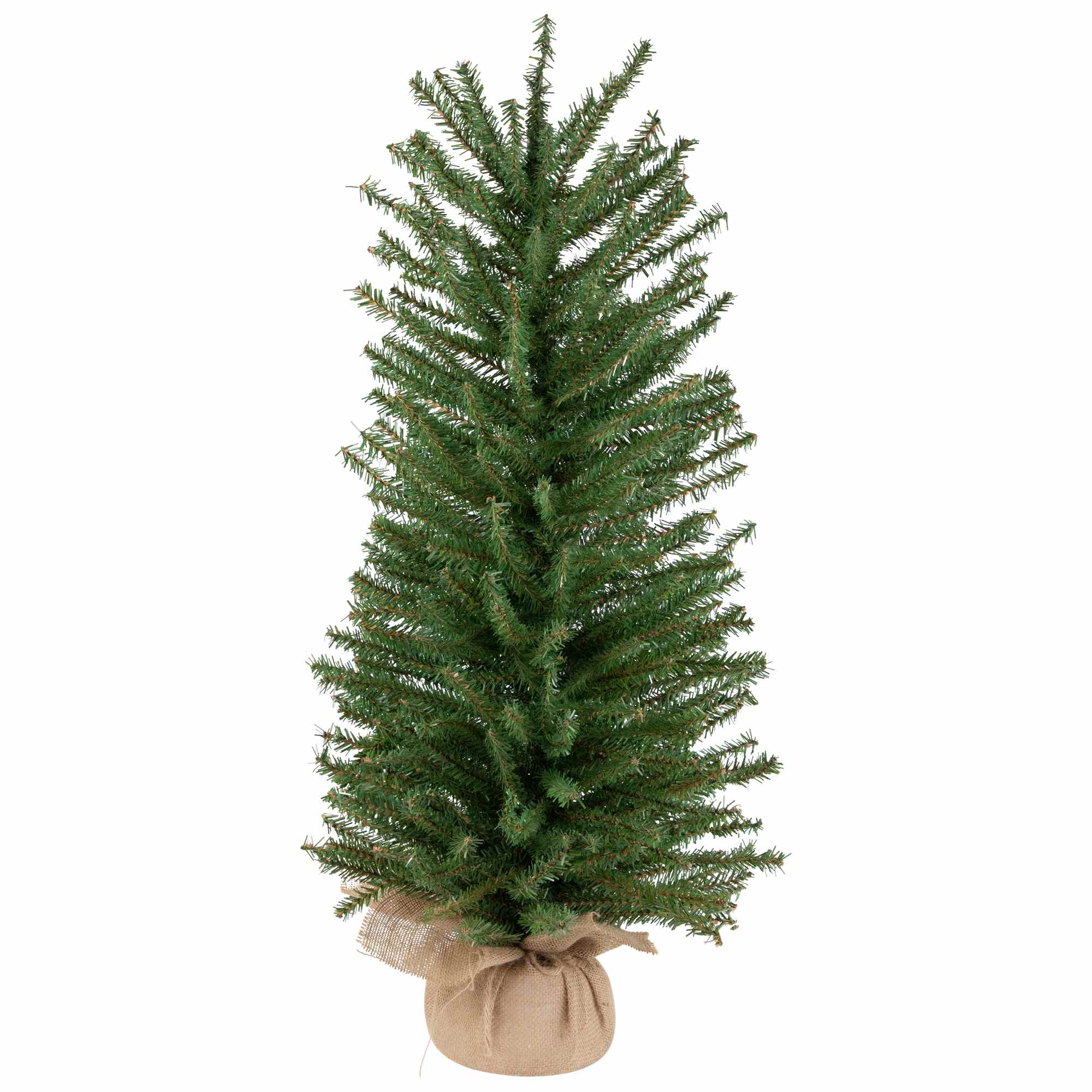 Northlight - 3 feet Medium Scottsdale Pine Artificial Christmas Tree in Burlap Base - Unlit