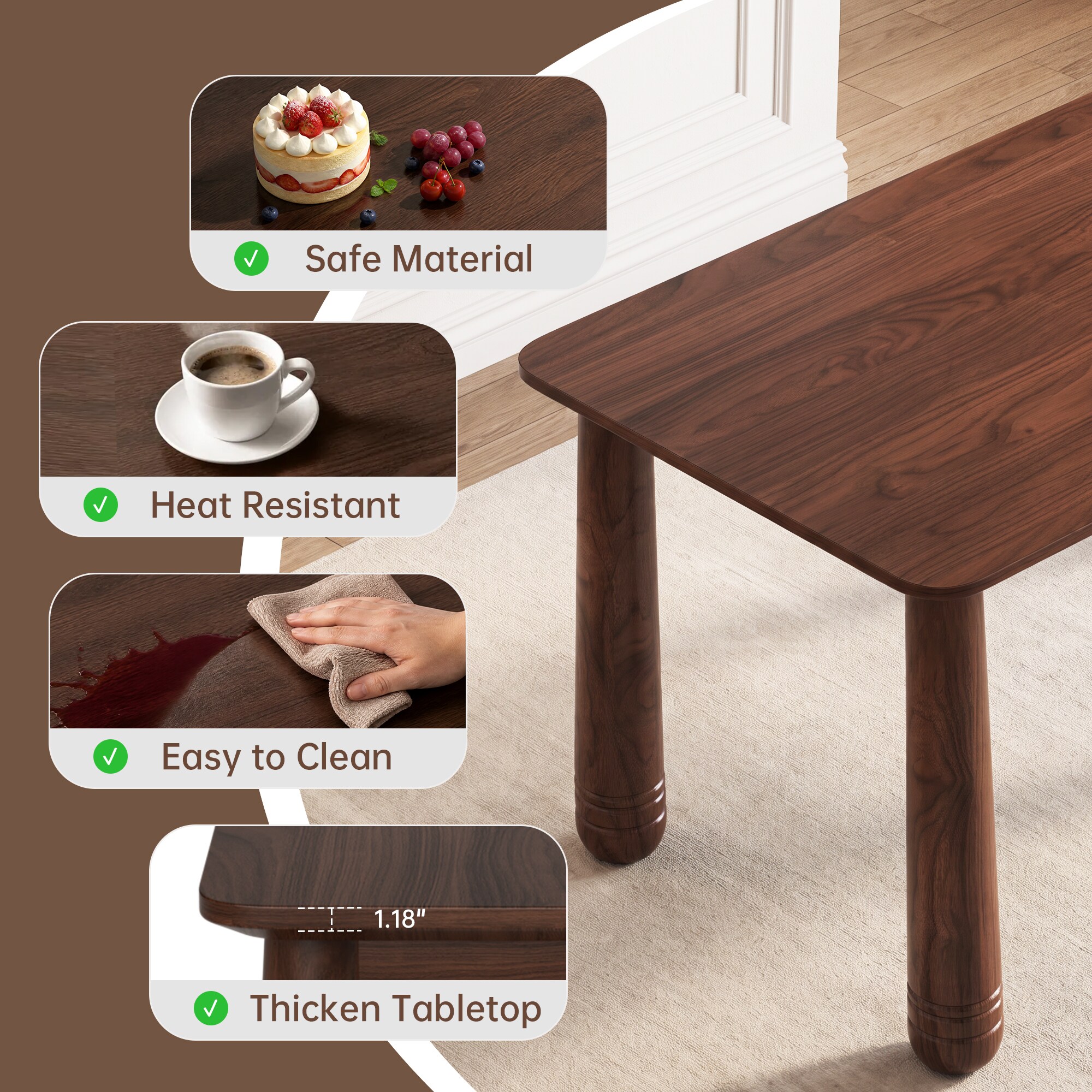 Fresh Spaces LS-W6013S00010 Dining-Tables - View #6