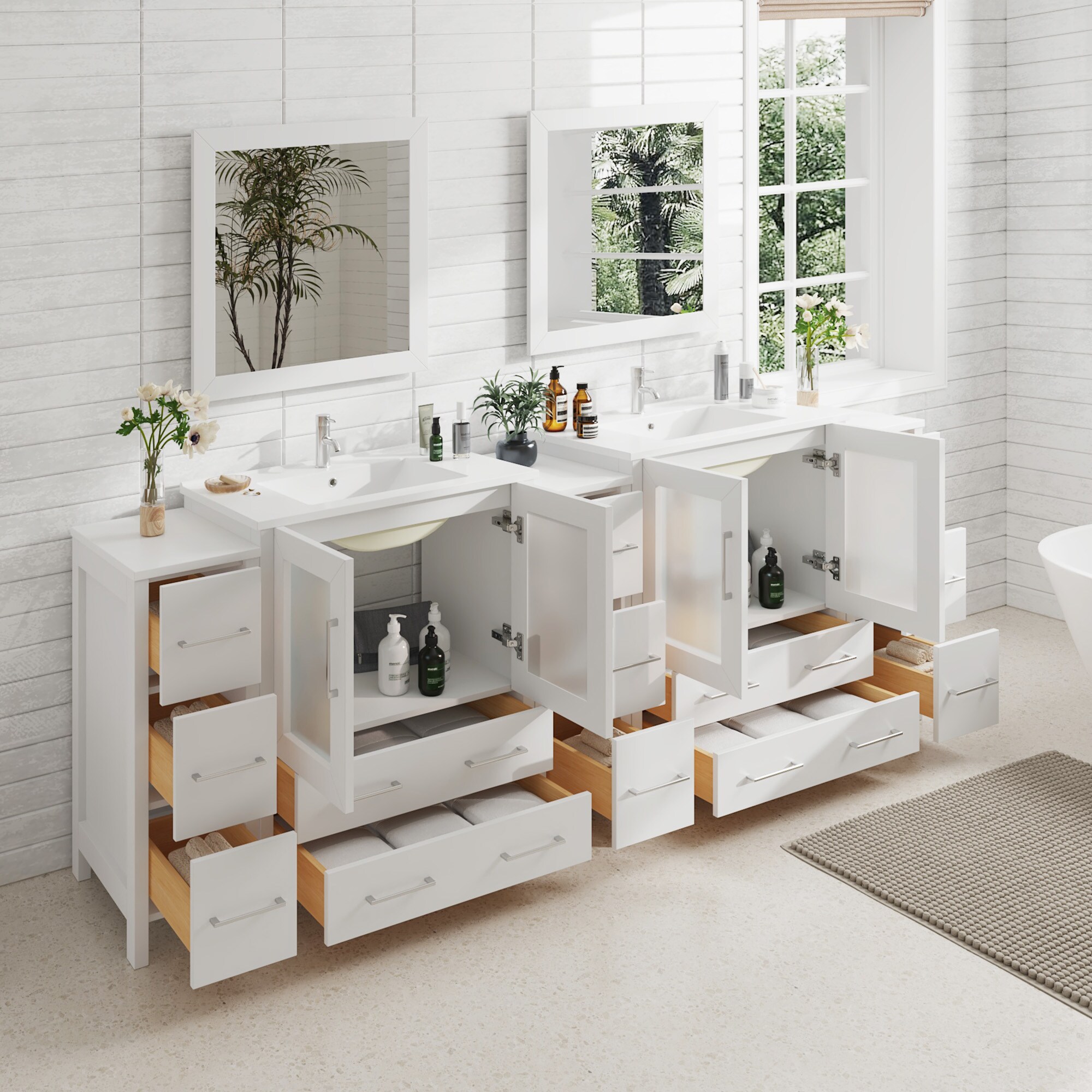 Vanity Art VA3030-96W Bath-Vanity-Combo - View #3