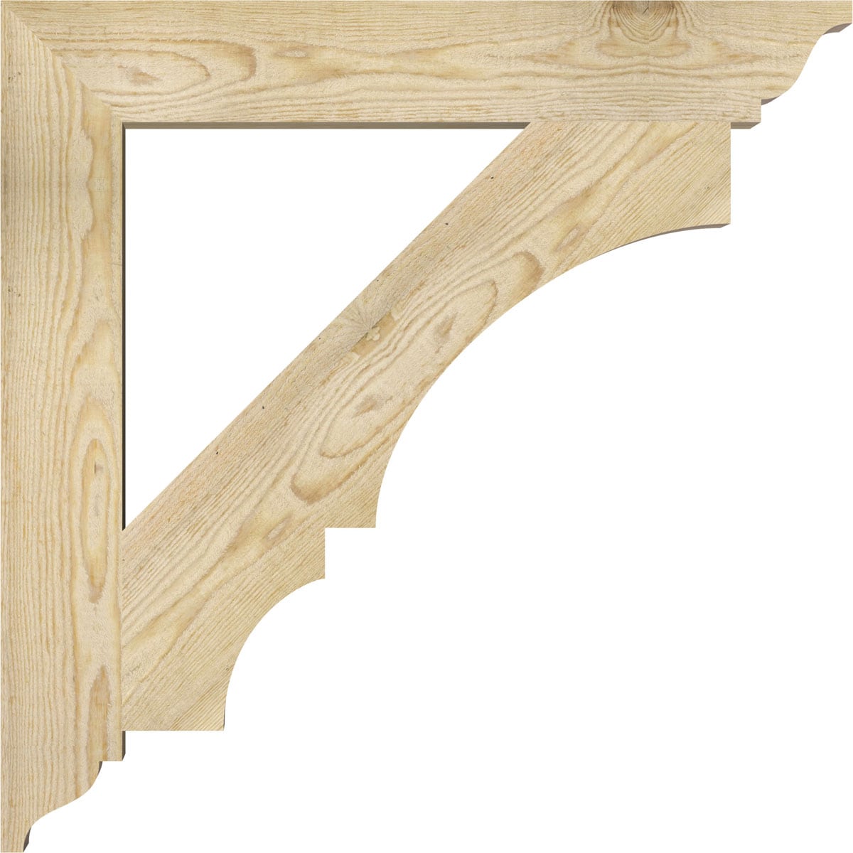 Ekena Millwork BKT04X28X28BOA01RDF Exterior-Brackets-Braces - View #3