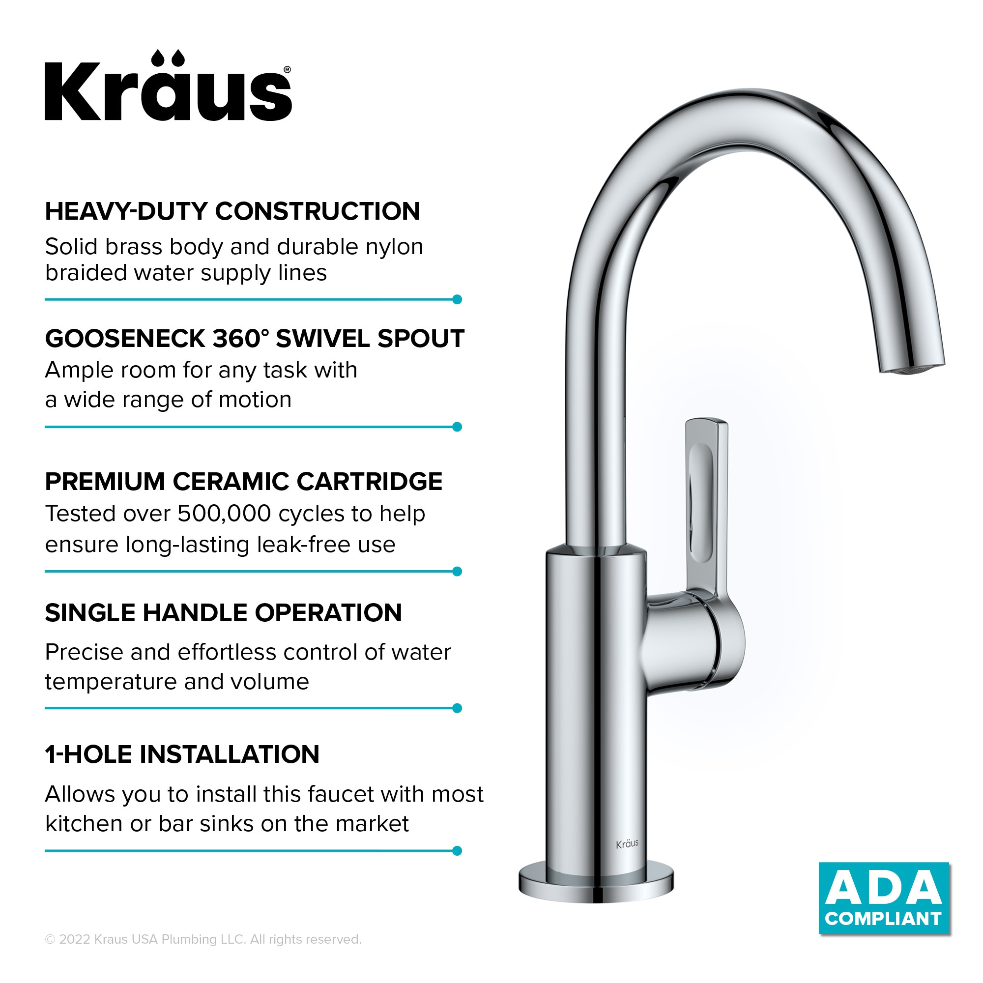 Kraus KPF-2822CH Kitchen-Faucets - View #8