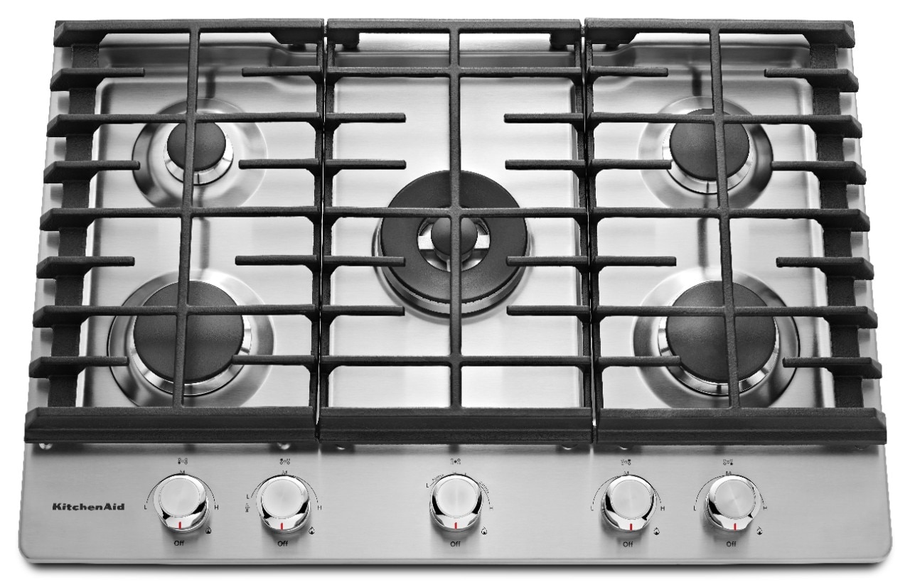 Gas Cooktop In The Cooktops