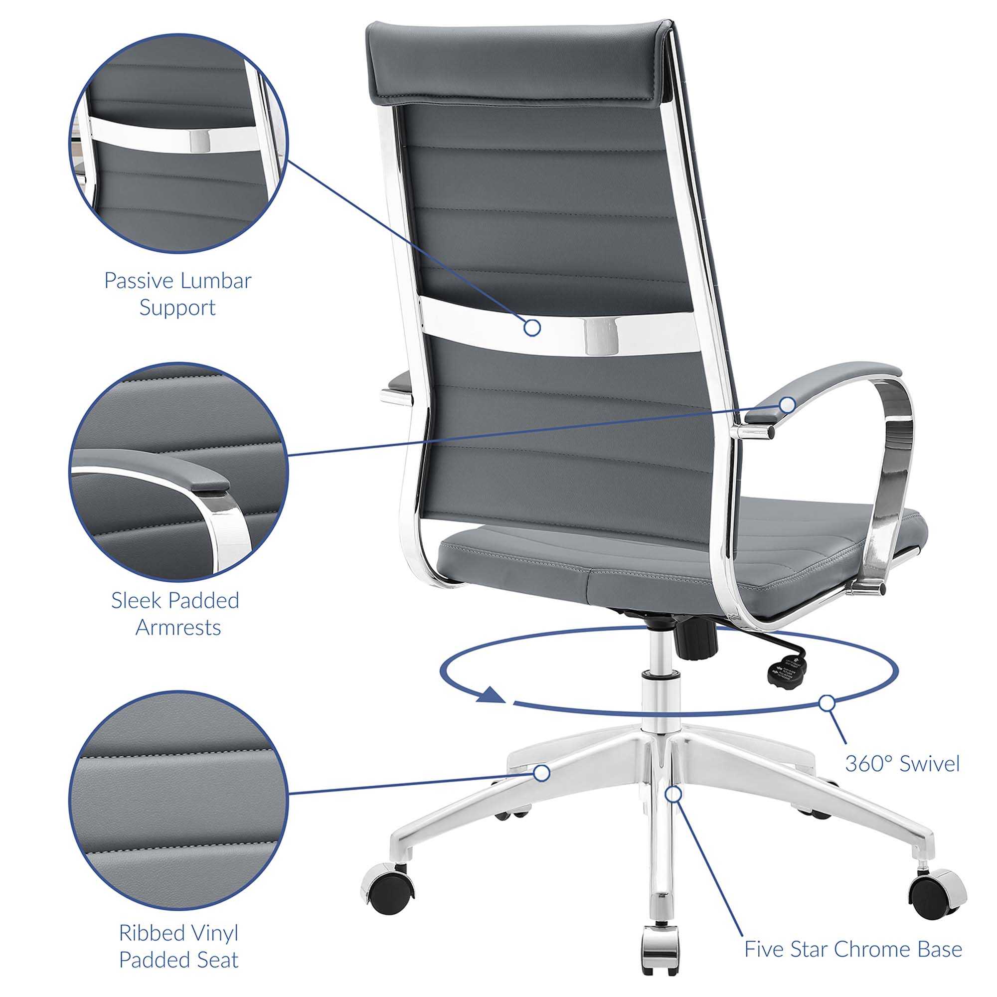 Modway EEI-272-GRY Office-Chairs - View #2