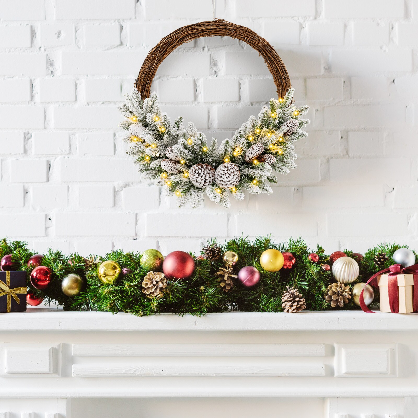 Forclover HYFE-22060 Artificial-Christmas-Wreaths - View #7