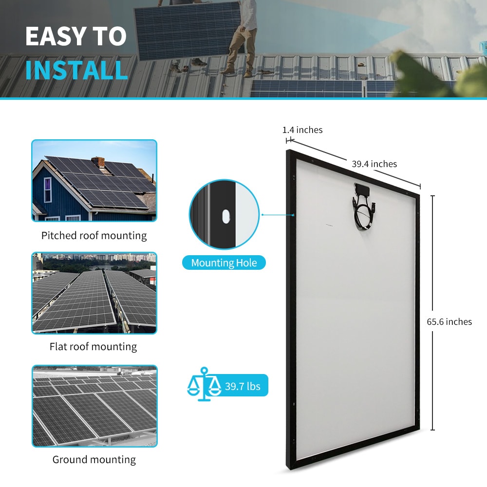 Renogy RNG-320DX4 Solar-Panels - View #7