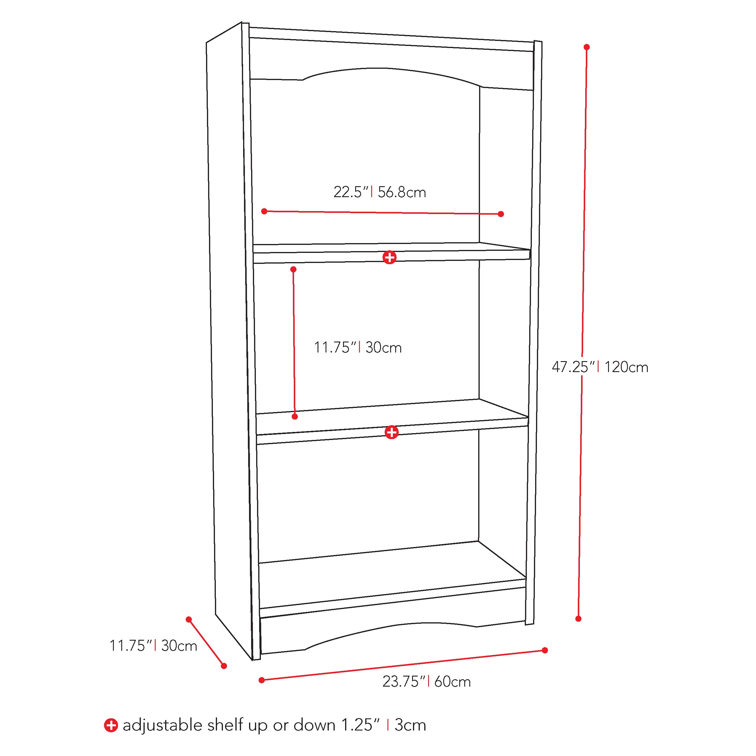 CorLiving LHN-700-S bookcases - View #6