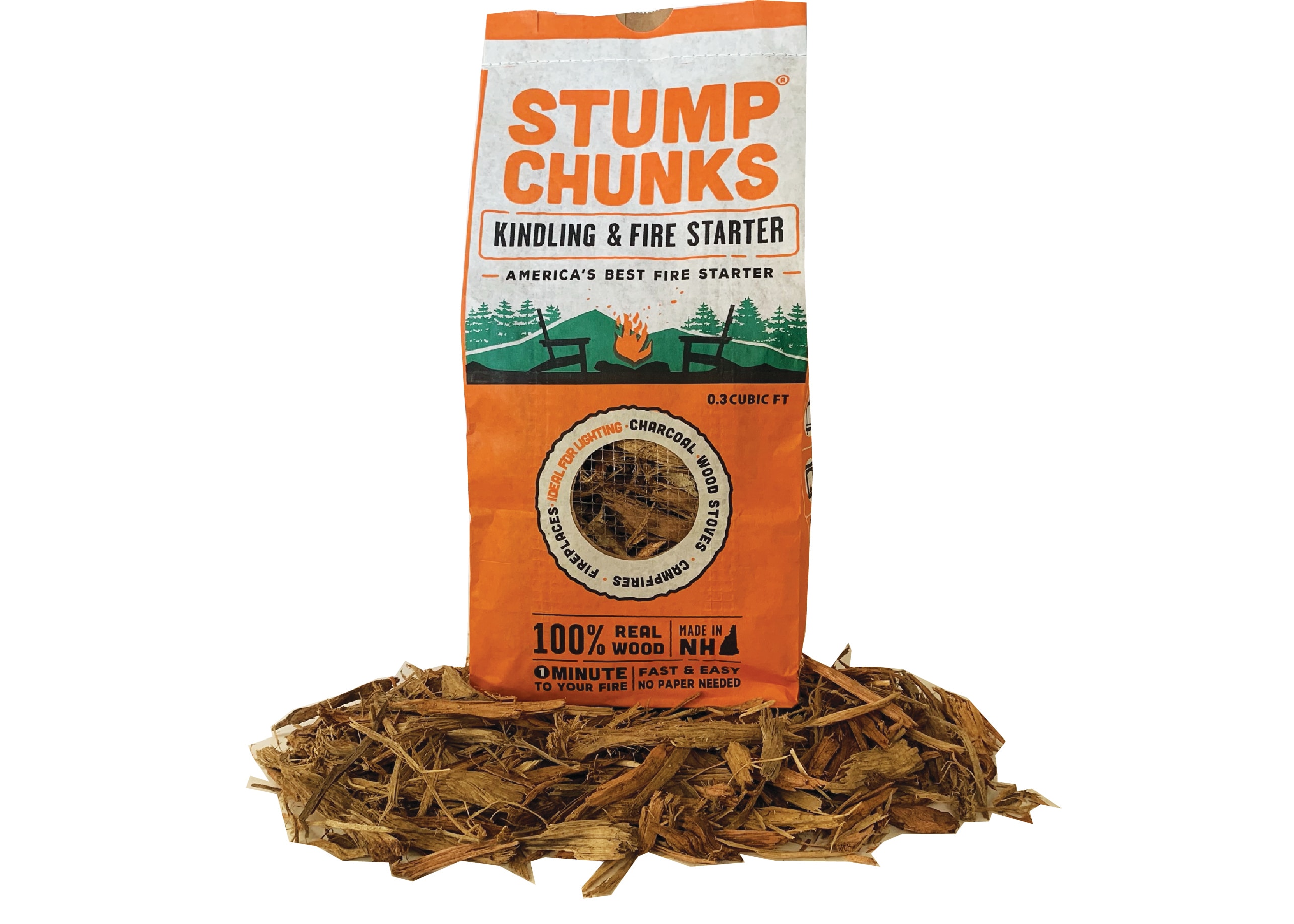 Stump Chunks SC3 6-lbs. Natural Firestarter