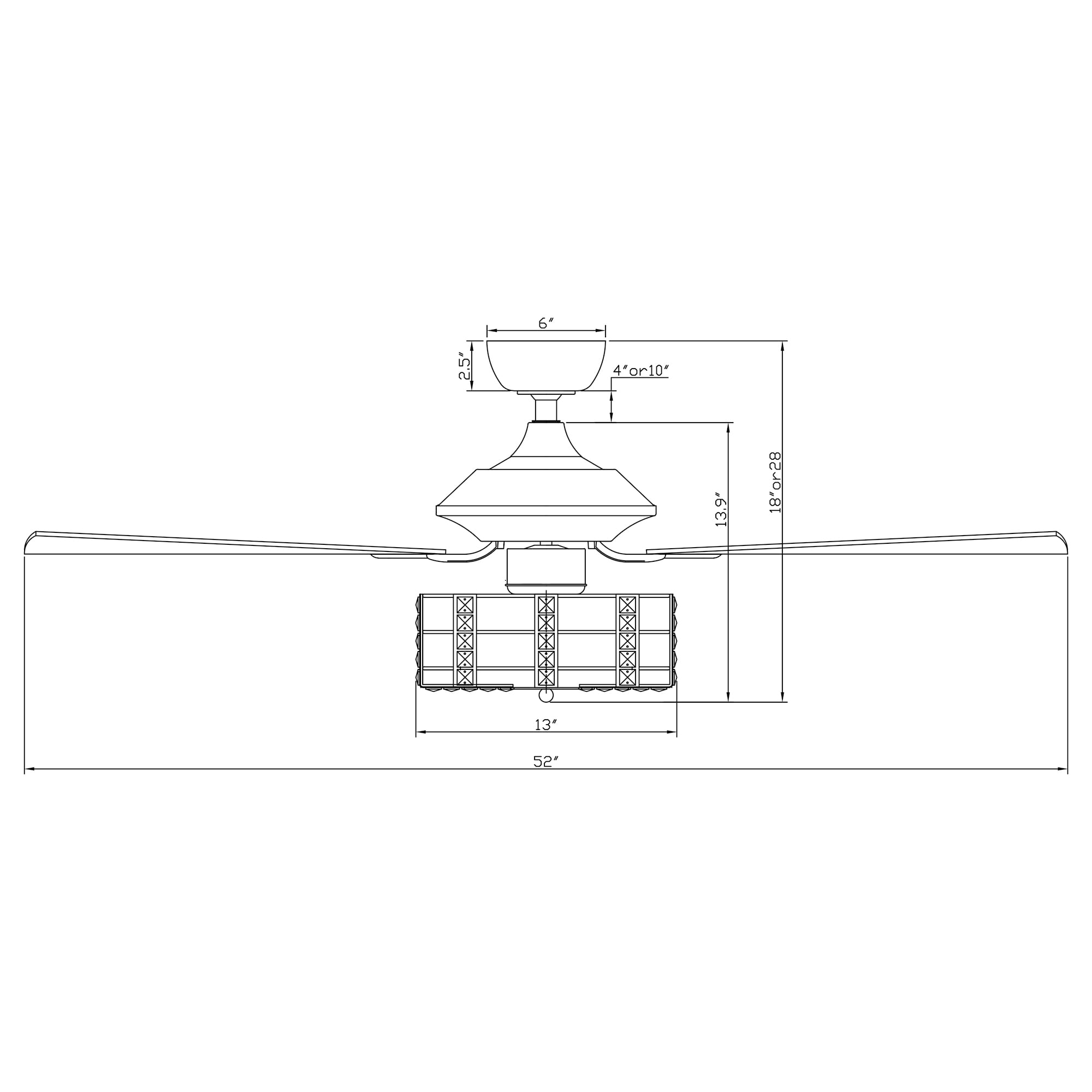 Parrot Uncle F6317CH110V Ceiling-Fans - View #14