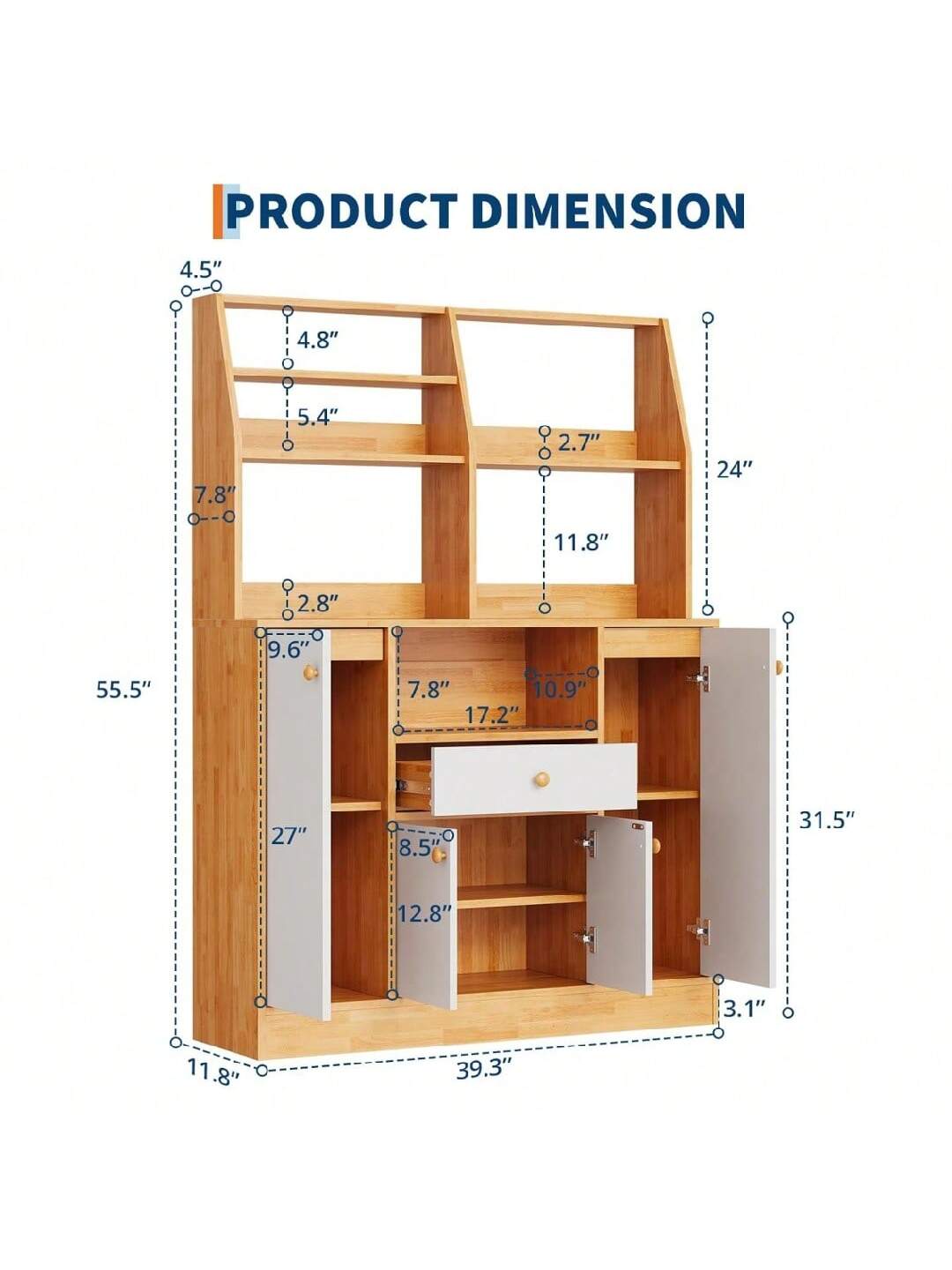 Qeetex BY-PHK-33SE4KAW Utility-Storage-Cabinets - View #3