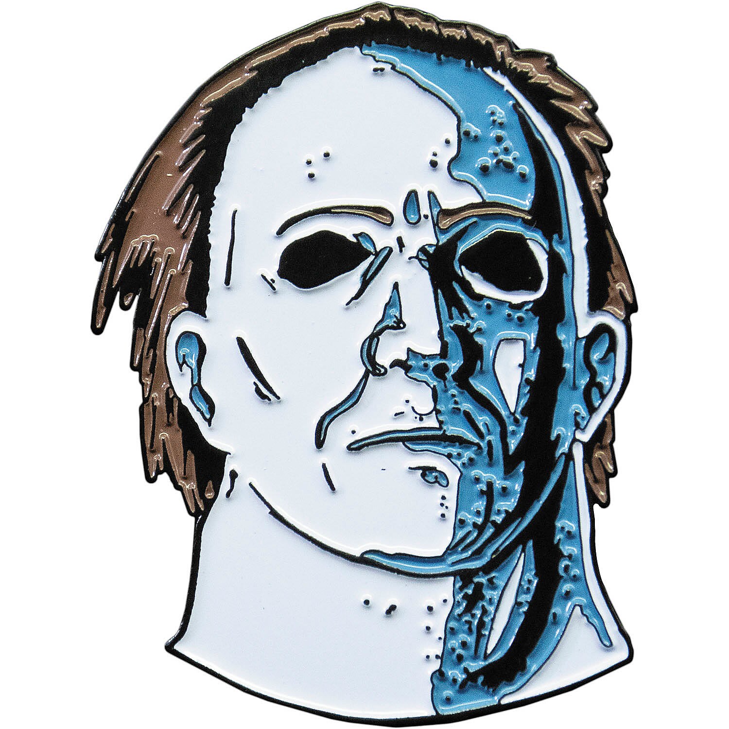 Trick or Treat Studios MASFTI105 1 3/4" Halloween 5: The Revenge of Michael Myers™ Michael Myers Full-Color Enamel Pin